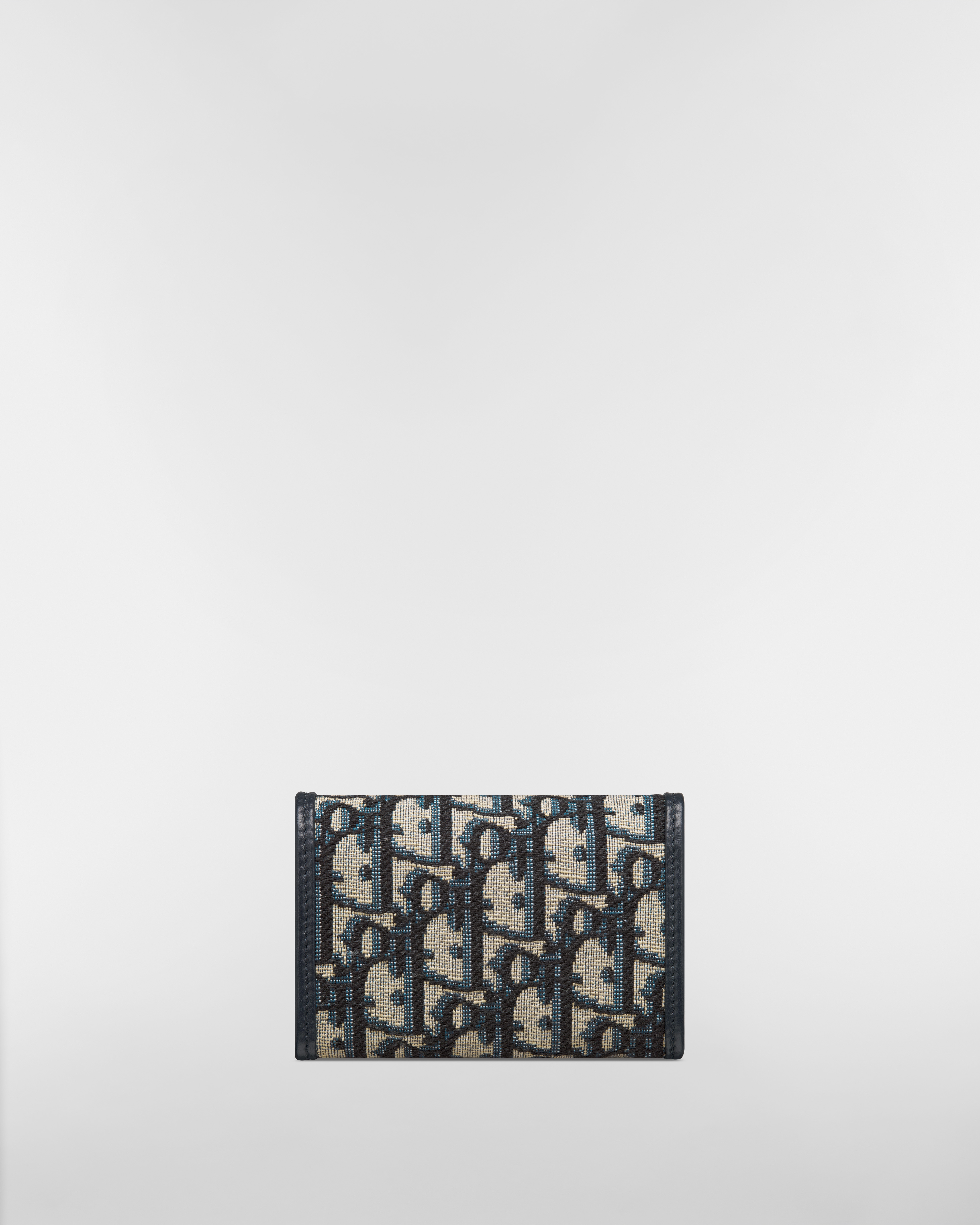30 Montaigne Glycine Wallet Blue Dior Oblique Jacquard E08