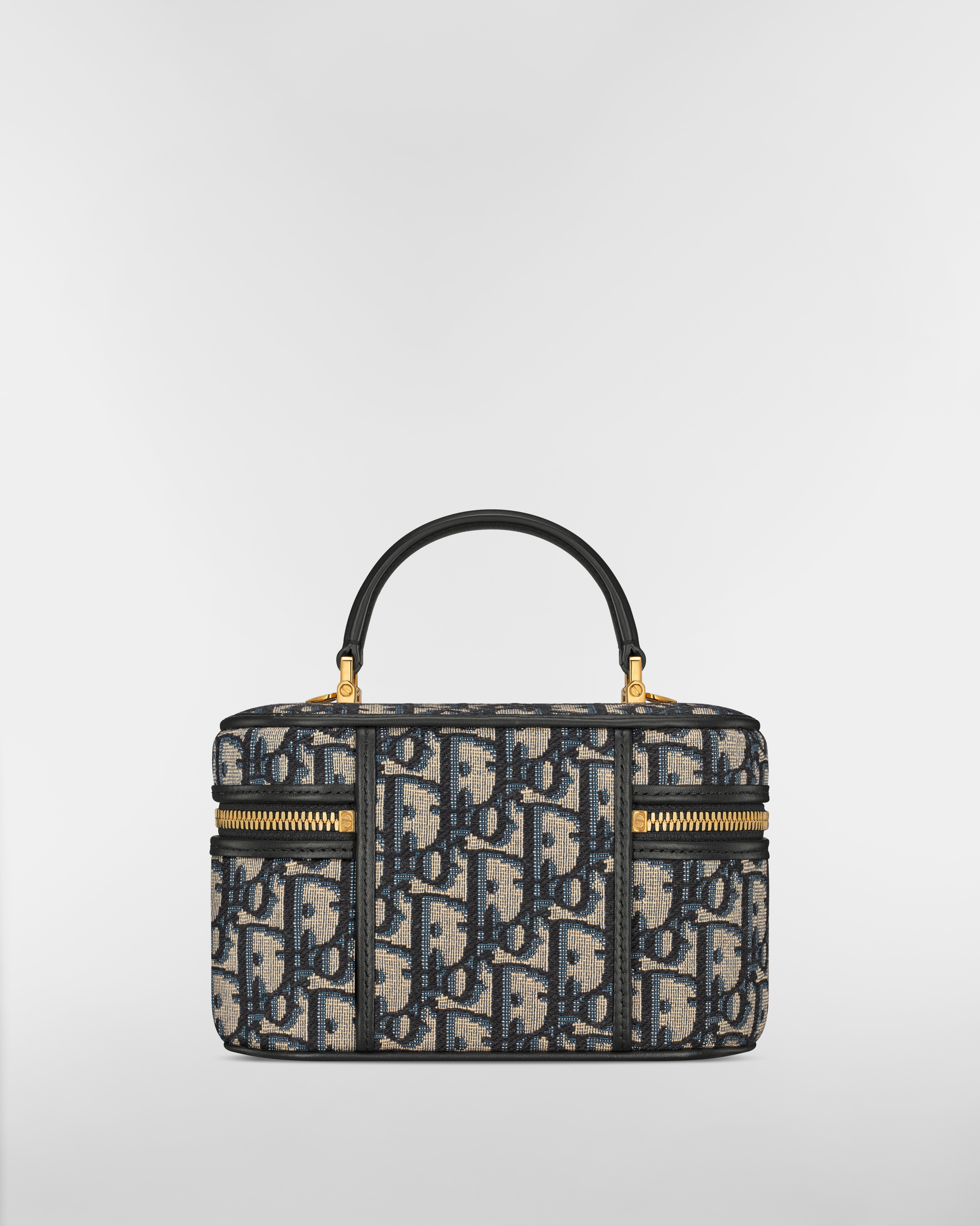 30 Montaigne Mini Vanity Case Blue Dior Oblique Jacquard E08