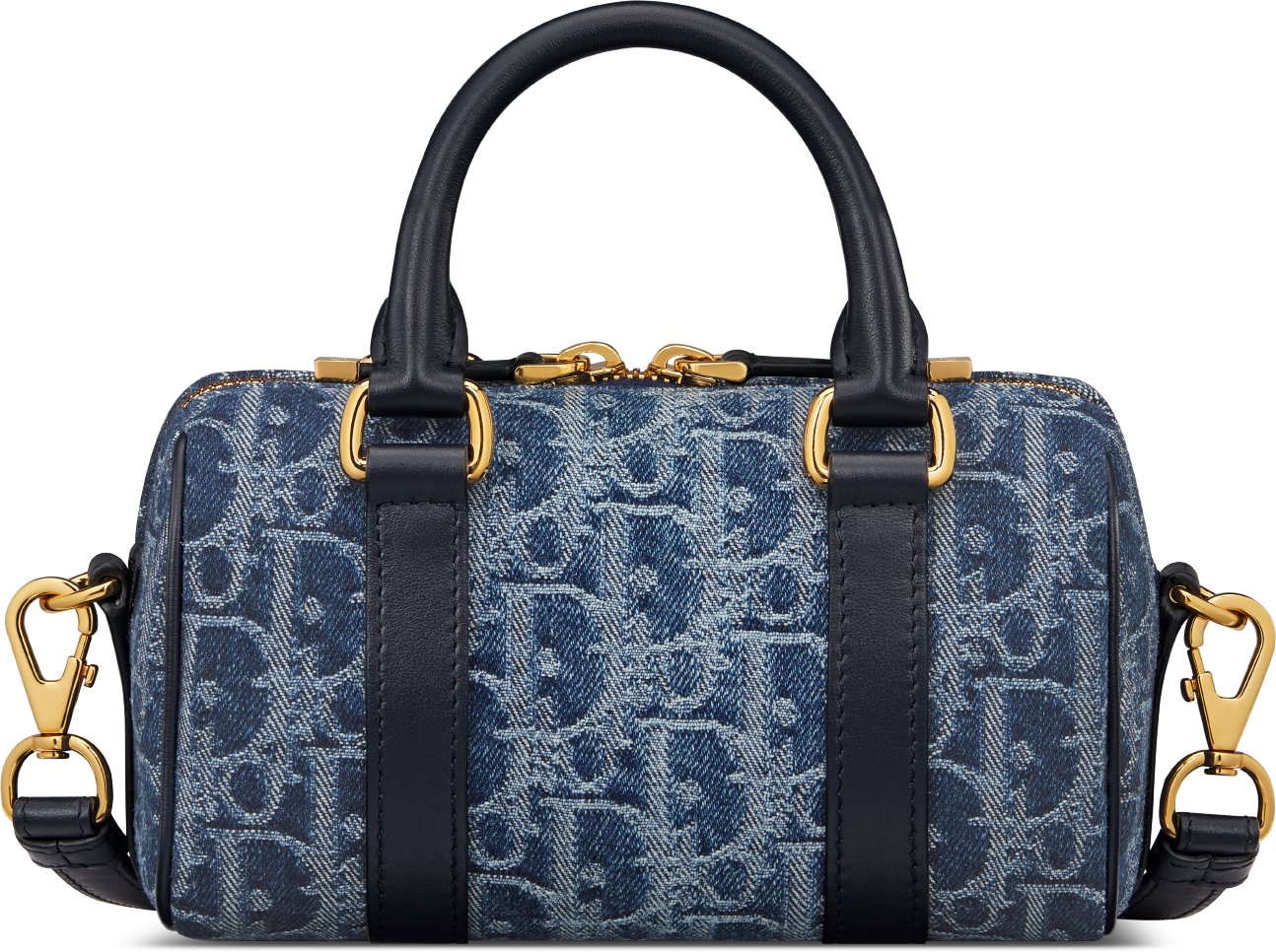 Nano Dior Groove 17 Bag Blue Denim Dior Oblique Jacquard DIOR