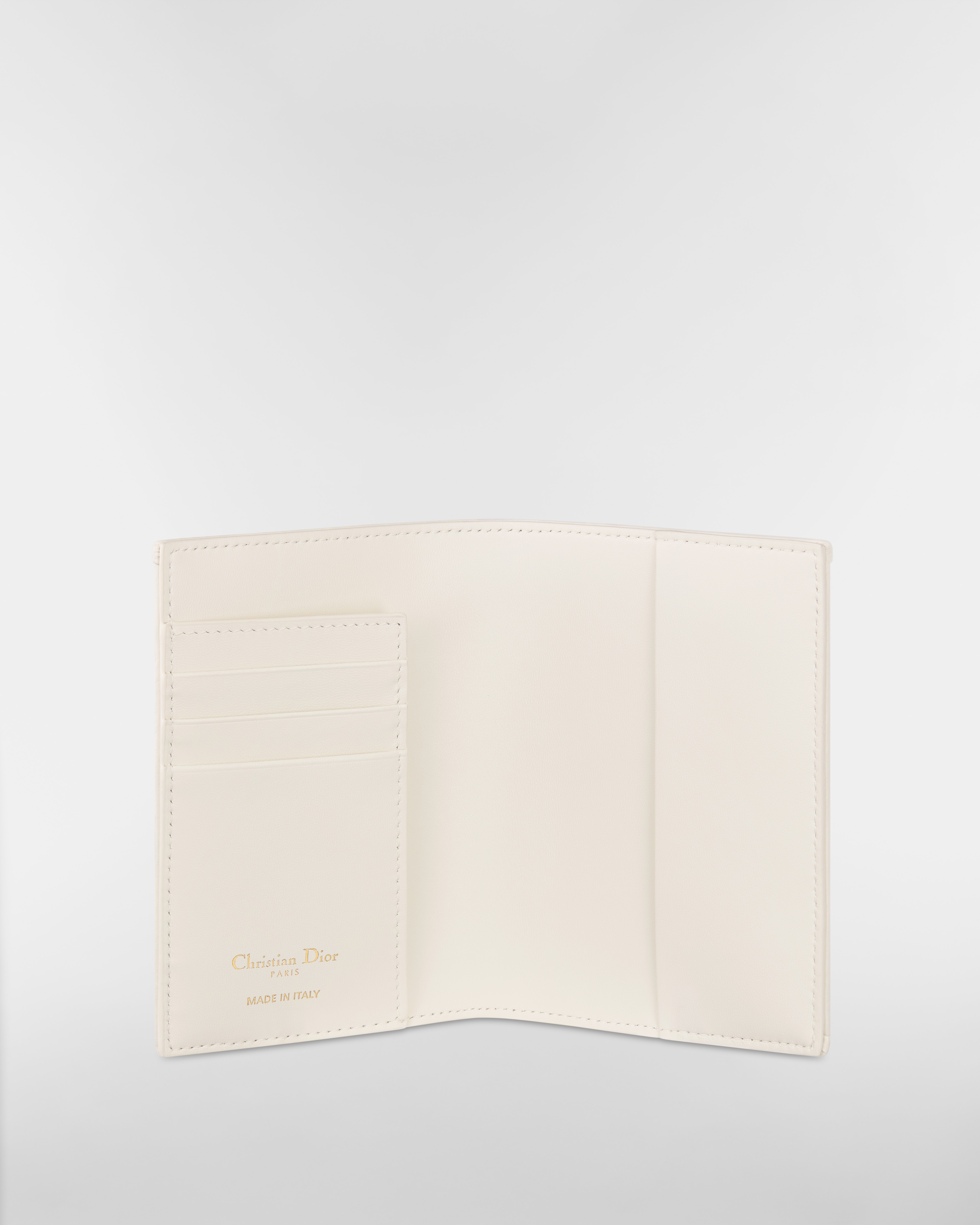 30 Montaigne Passport Holder Gold-Tone Dior Oblique Jacquard E07
