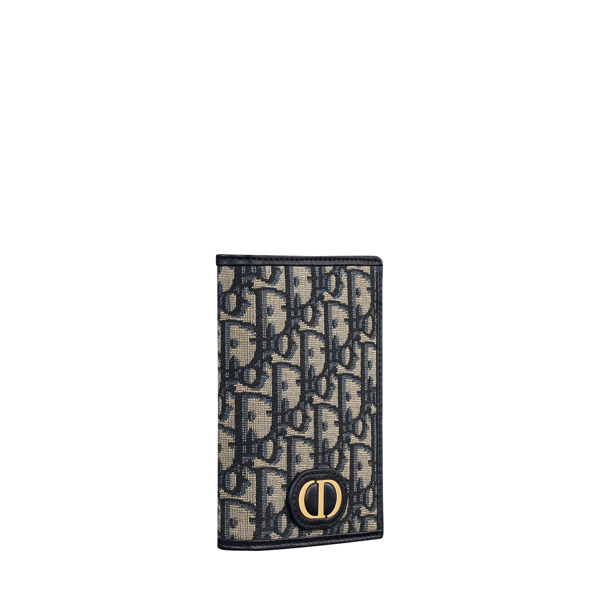 30 Montaigne Passport Holder Blue Dior Oblique Jacquard E03