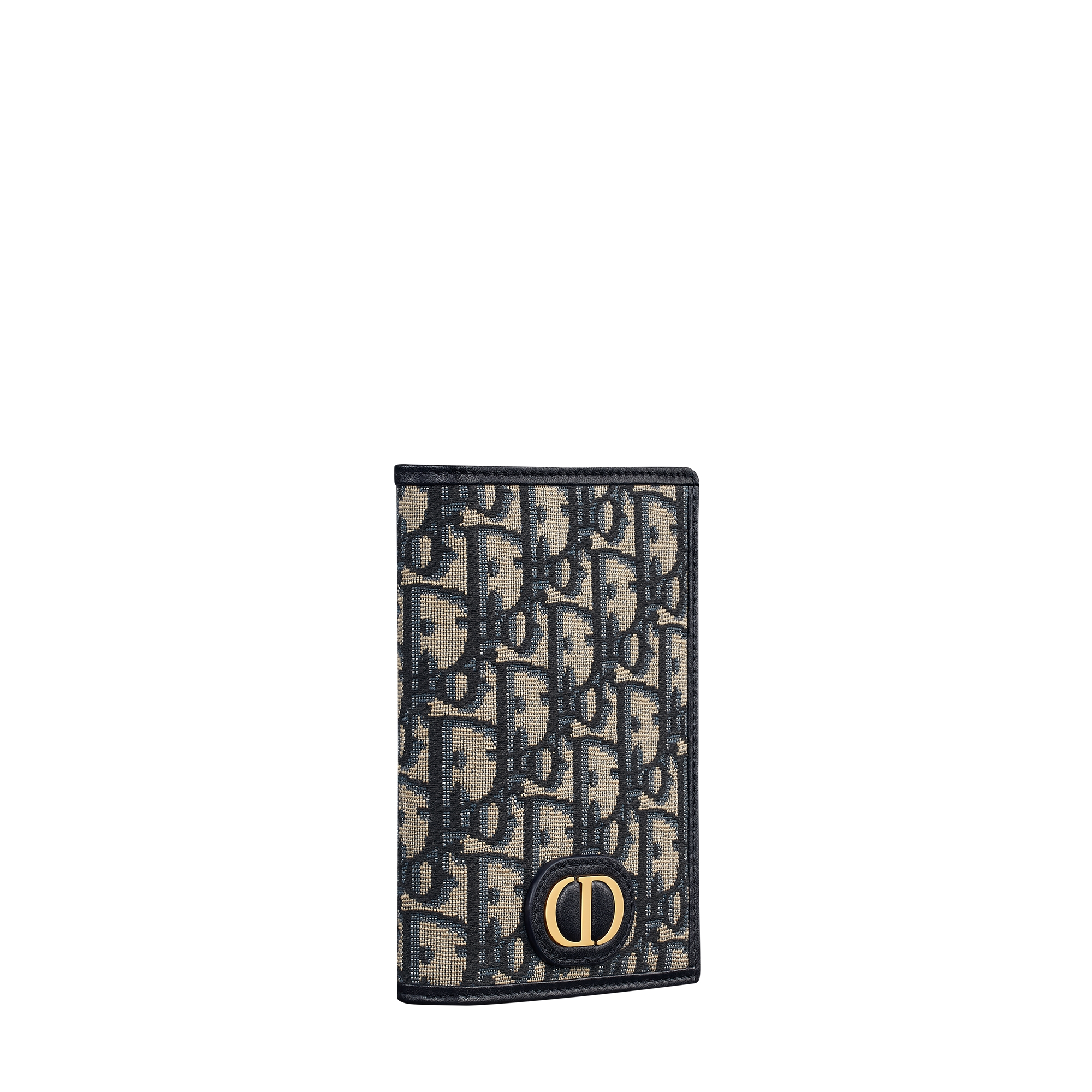 30 Montaigne Passport Holder Blue Dior Oblique Jacquard E03