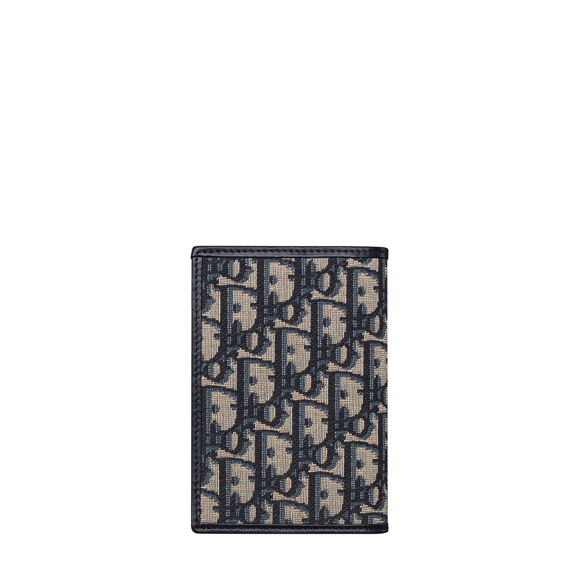 30 Montaigne Passport Holder Blue Dior Oblique Jacquard E08