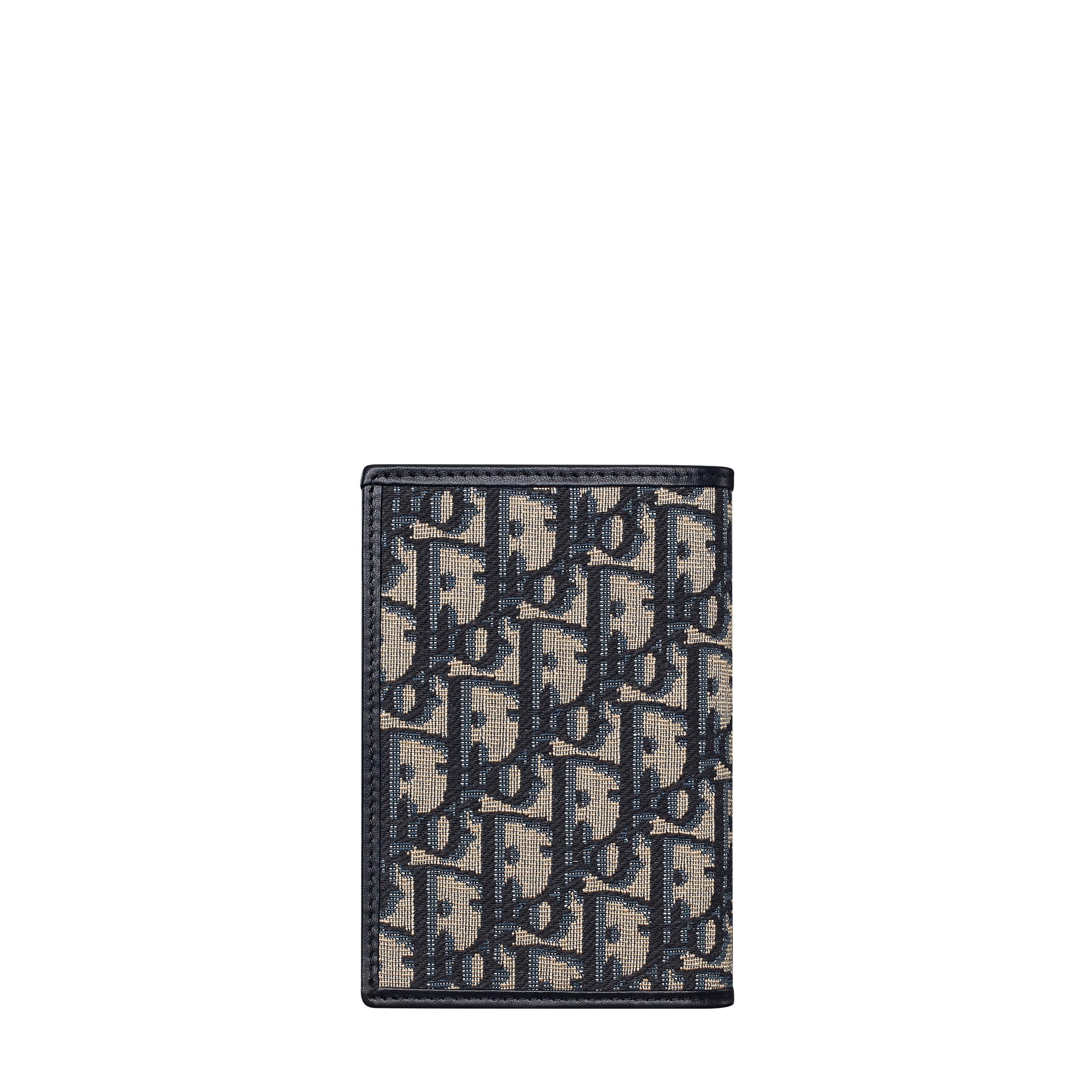 30 Montaigne Passport Holder Blue Dior Oblique Jacquard E08