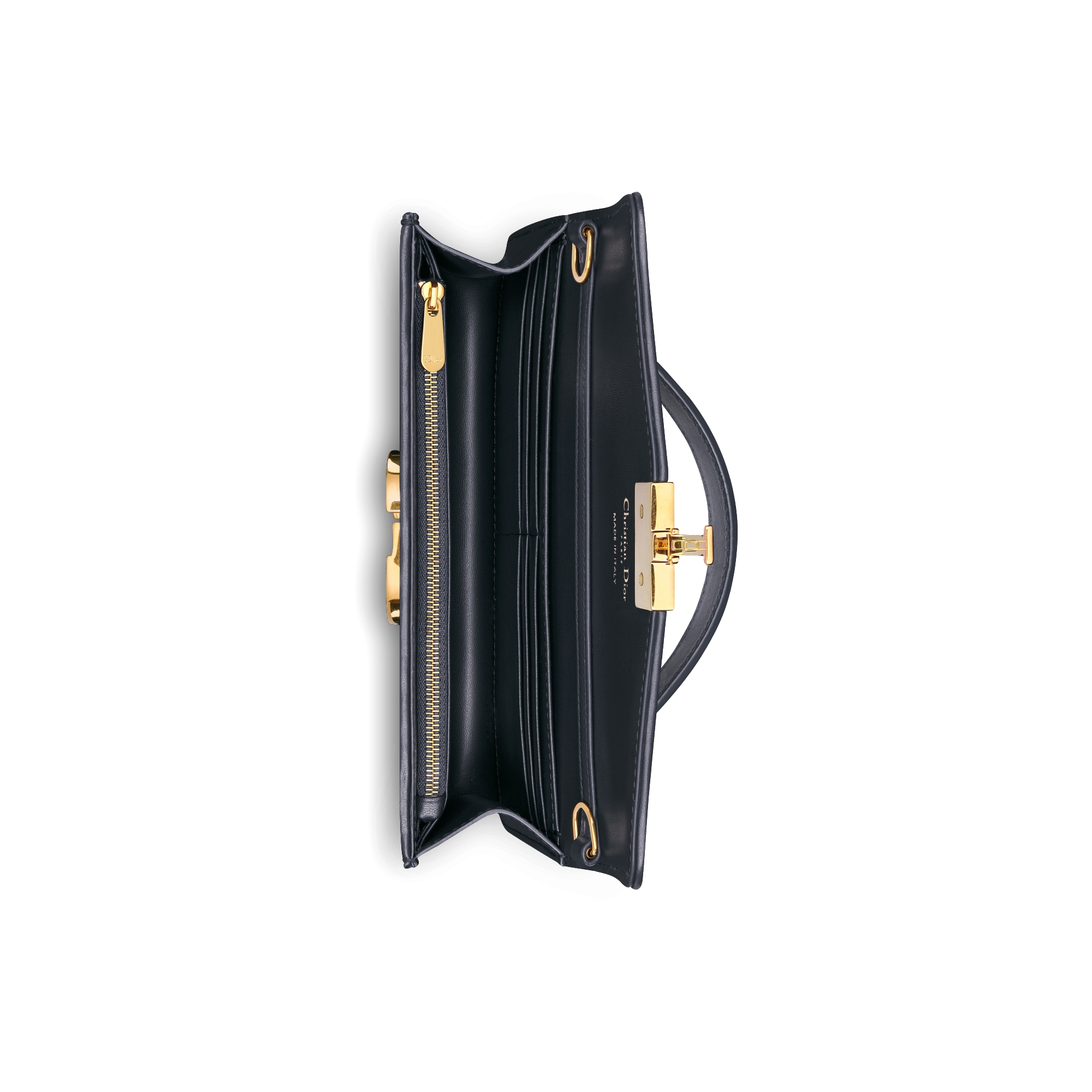 حقيبة Miss Montaigne بحجم ميني نمط ديور أوبليك الأزرق بحبك الجاكار E06