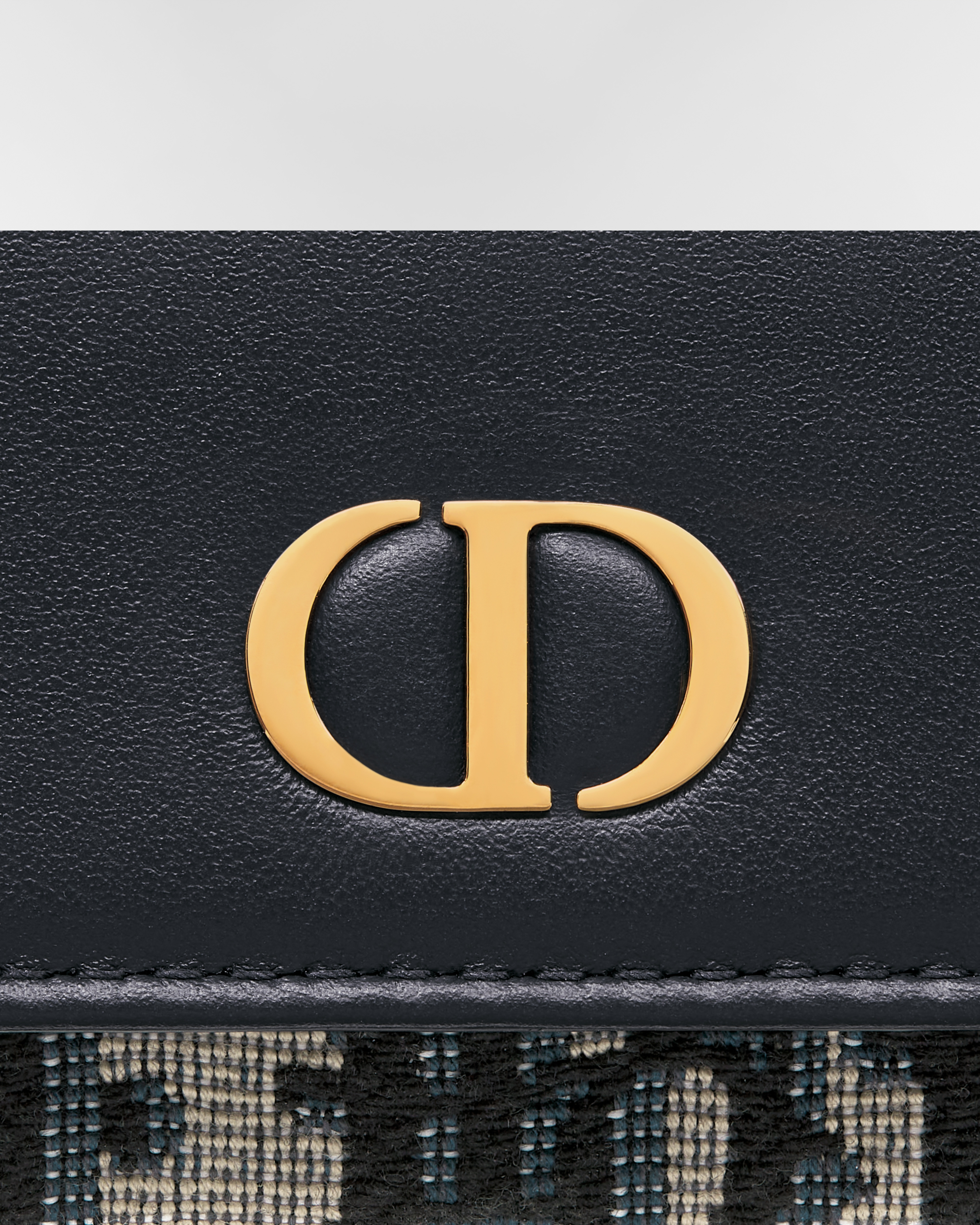 30 Montaigne Veronia ウォレット ディオール オブリーク ジャカード & スムースカーフスキン E09