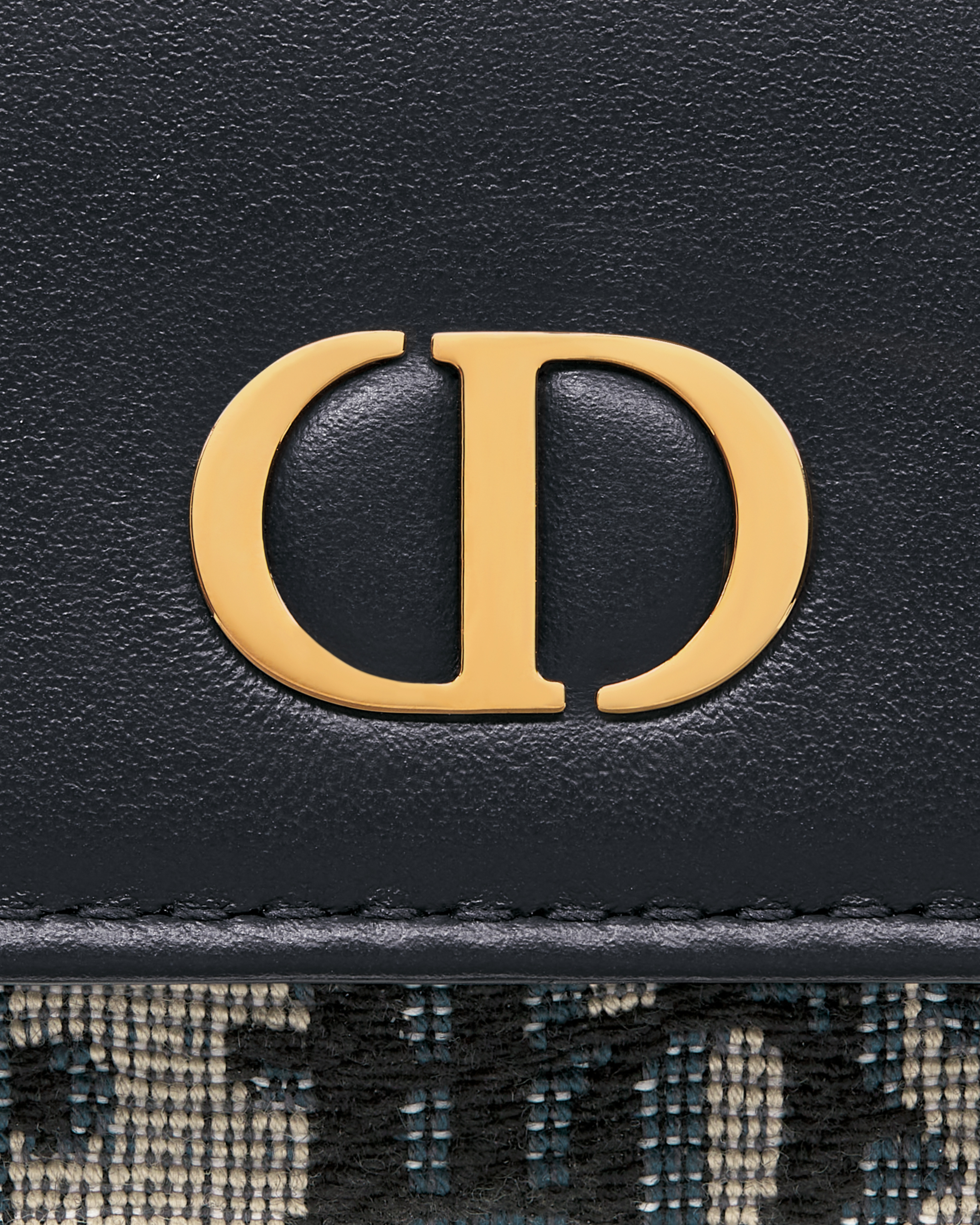 30 Montaigne Veronia ウォレット ディオール オブリーク ジャカード & スムースカーフスキン E09