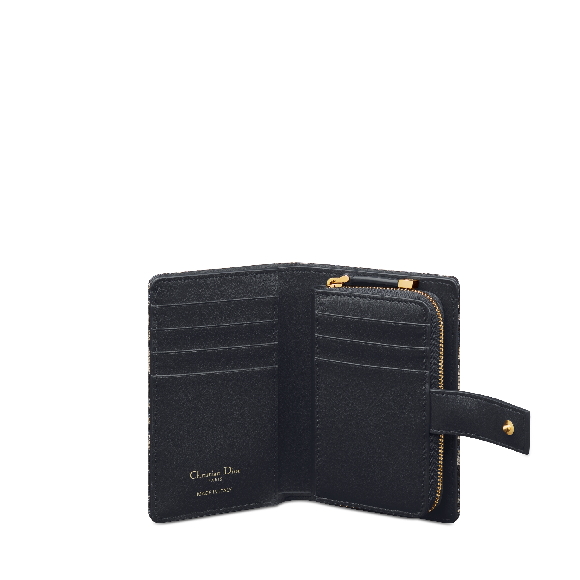 30 Montaigne Dittany ウォレット ディオール オブリーク ジャカード & スムースカーフスキン E07