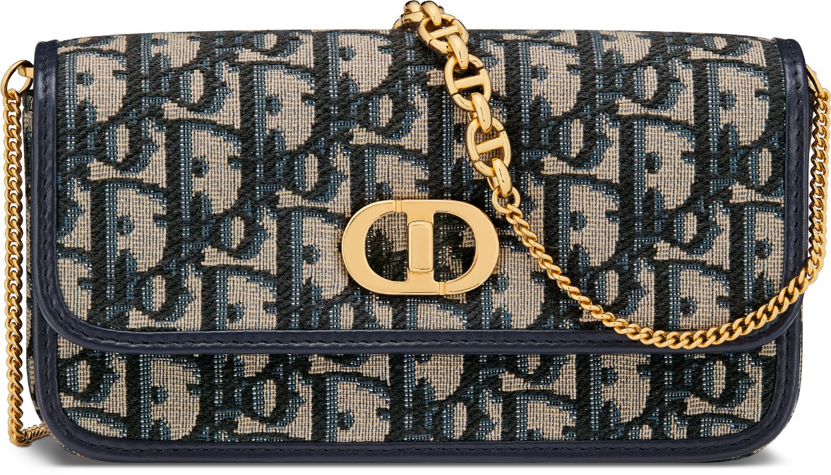 Small Miss Caro Pouch with Chain Front view Front view