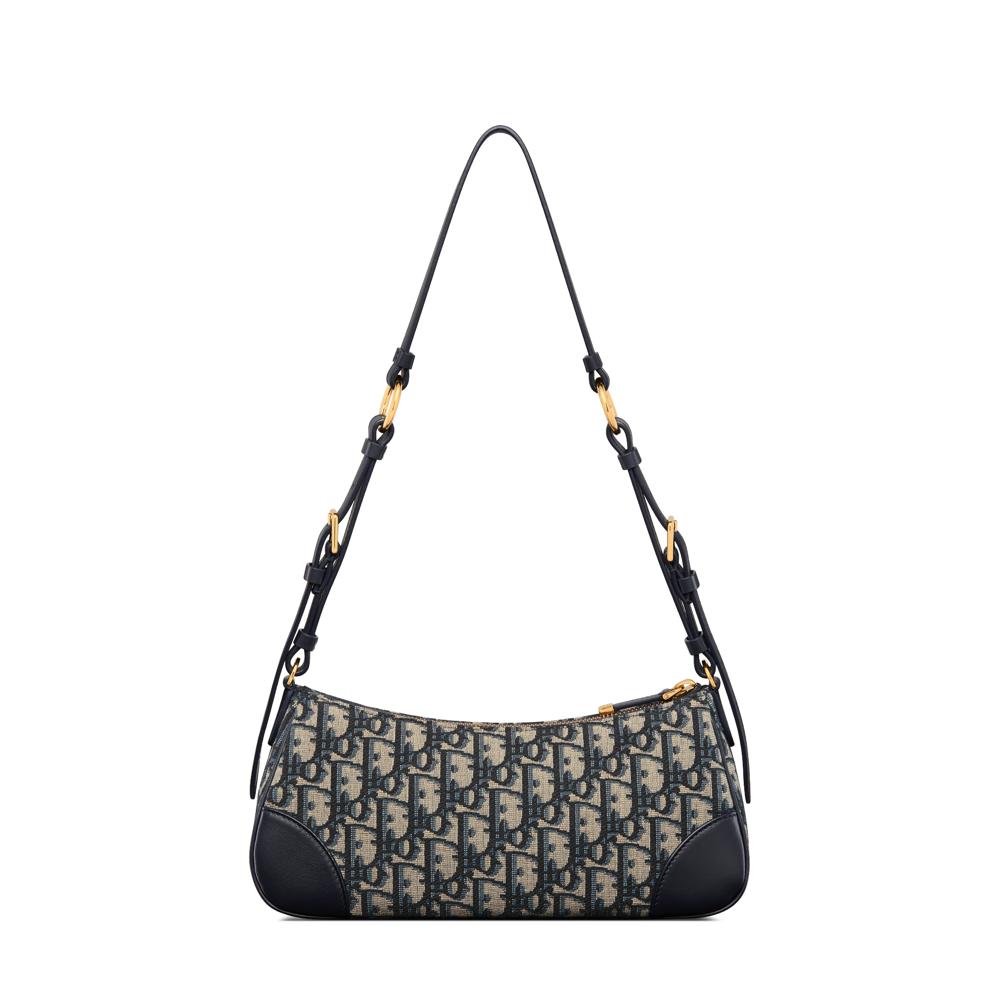 30 Montaigne Wanderlust Mini Bag Blue Dior Oblique Jacquard and Smooth Calfskin E08