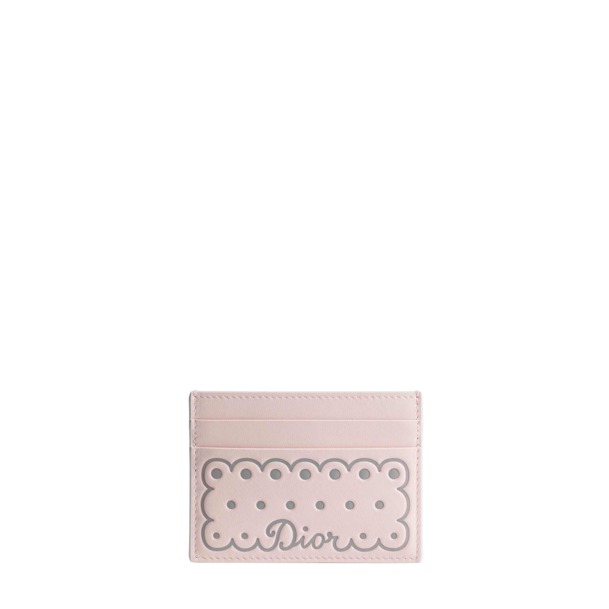 Dior Freesia カードホルダー PolkaDior カーフスキン | DIOR JP