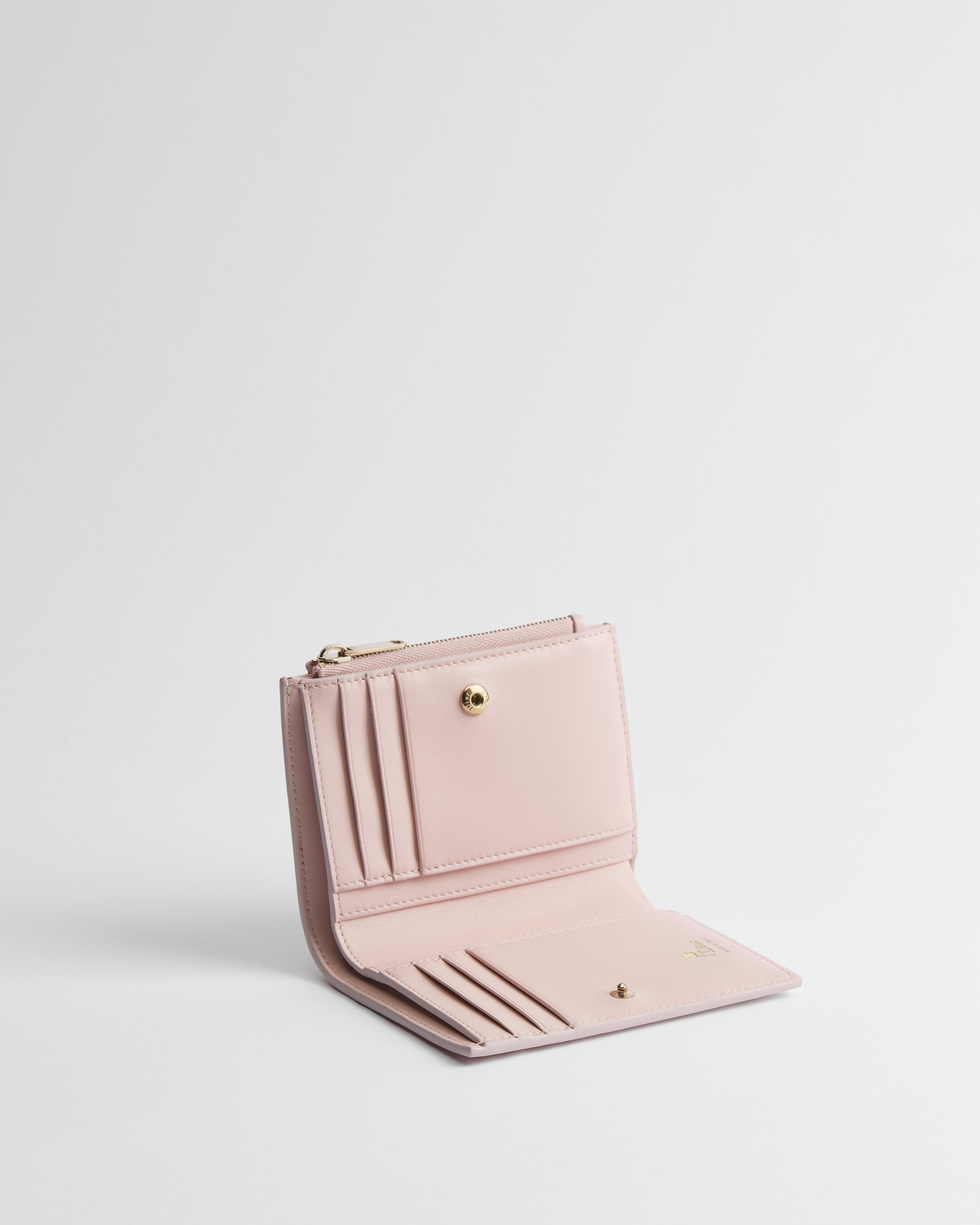 Dioramour Dior Dahlia Wallet Rose Soupir Lambskin Printed with Multicolor Revolution Flowers Motif E06