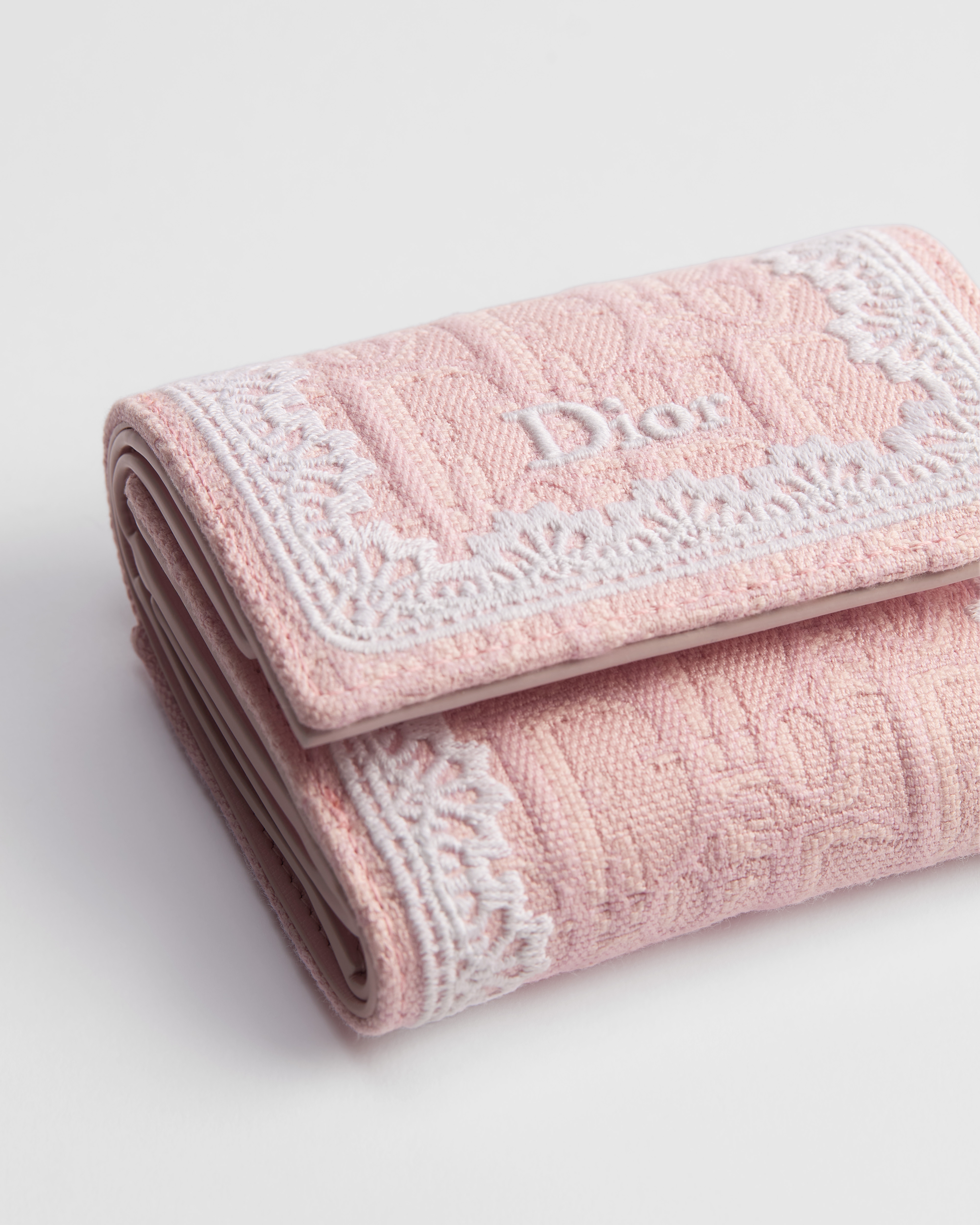 【日本限定】Dior Oblique Lotus ウォレット ディオール オブリーク ジャカード & レース E09