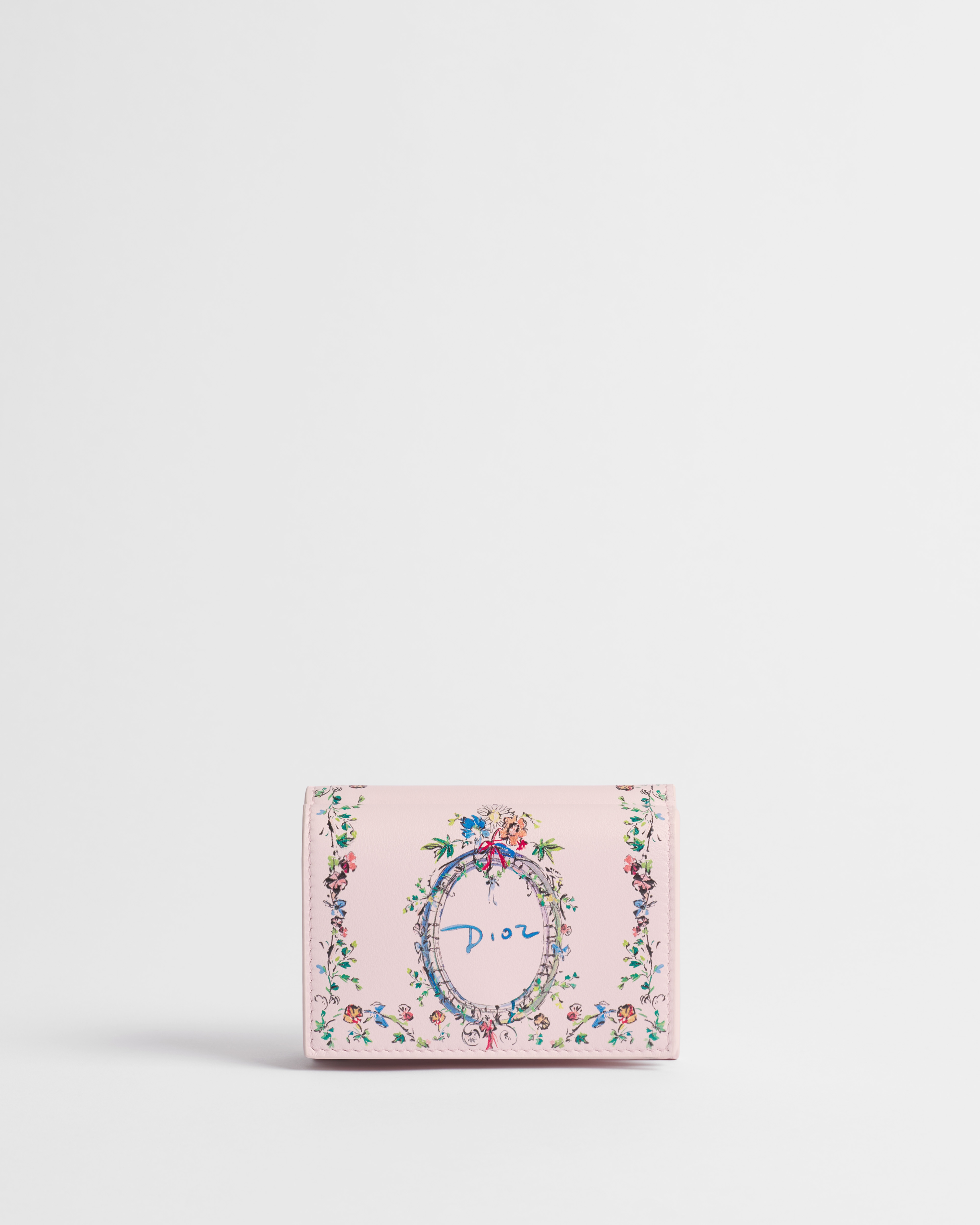 【日本限定】Dioriviera Dior Tulip ウォレット Dior Arabesque カーフスキン E01