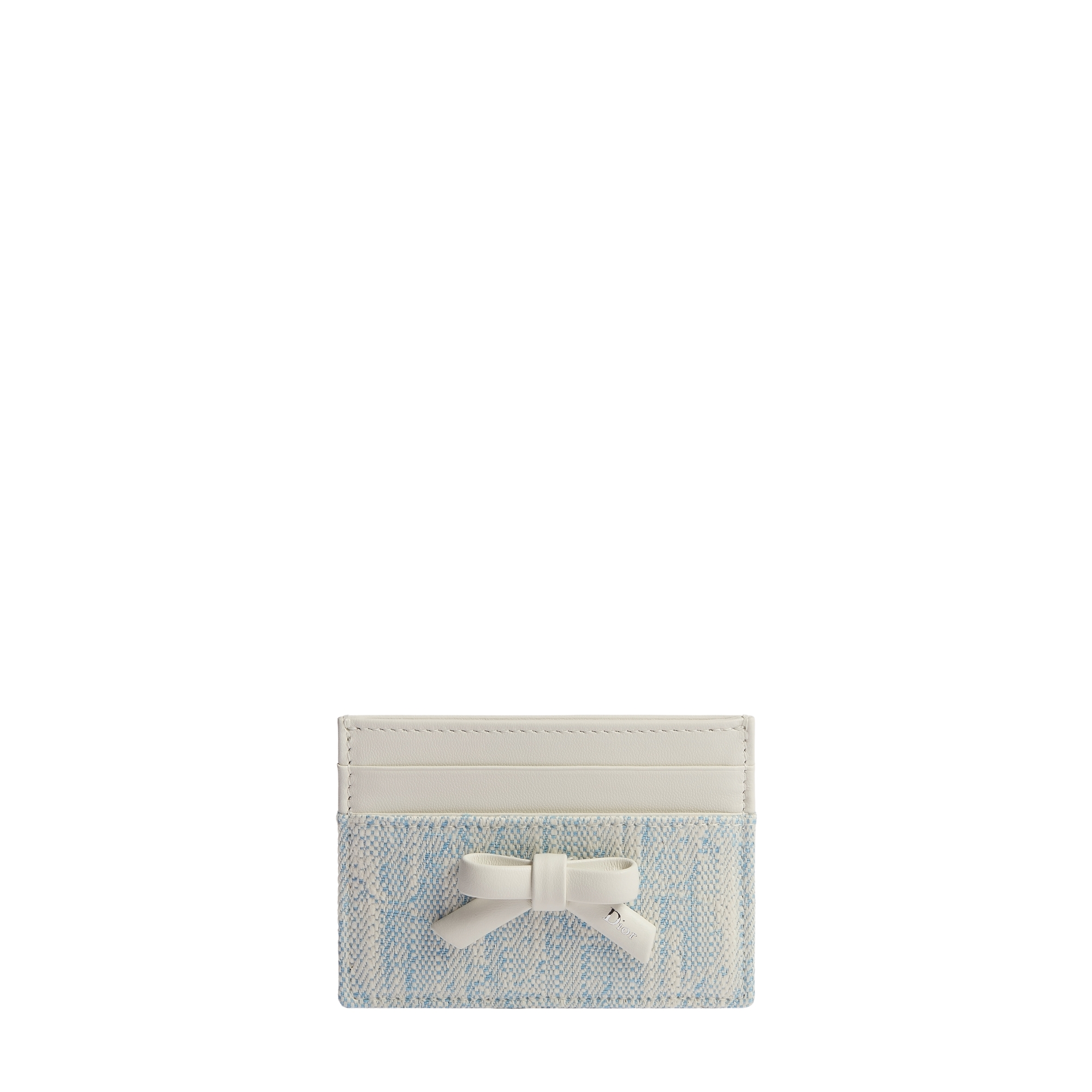 Dior Promenade Freesia Card Holder Céleste Blue Dior Oblique