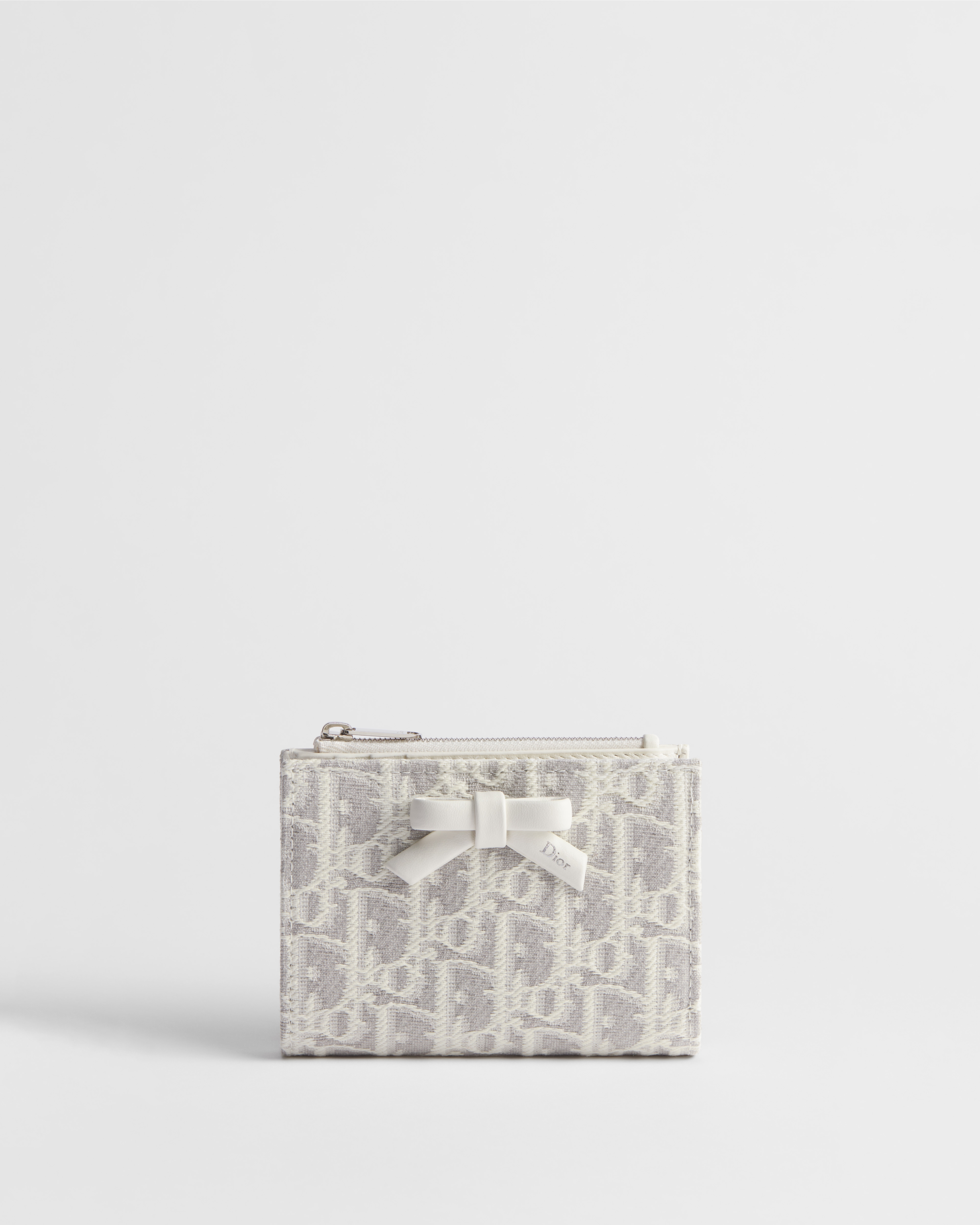 Dior Oblique Bow Dahlia ウォレット ディオール オブリーク ジャカード E01