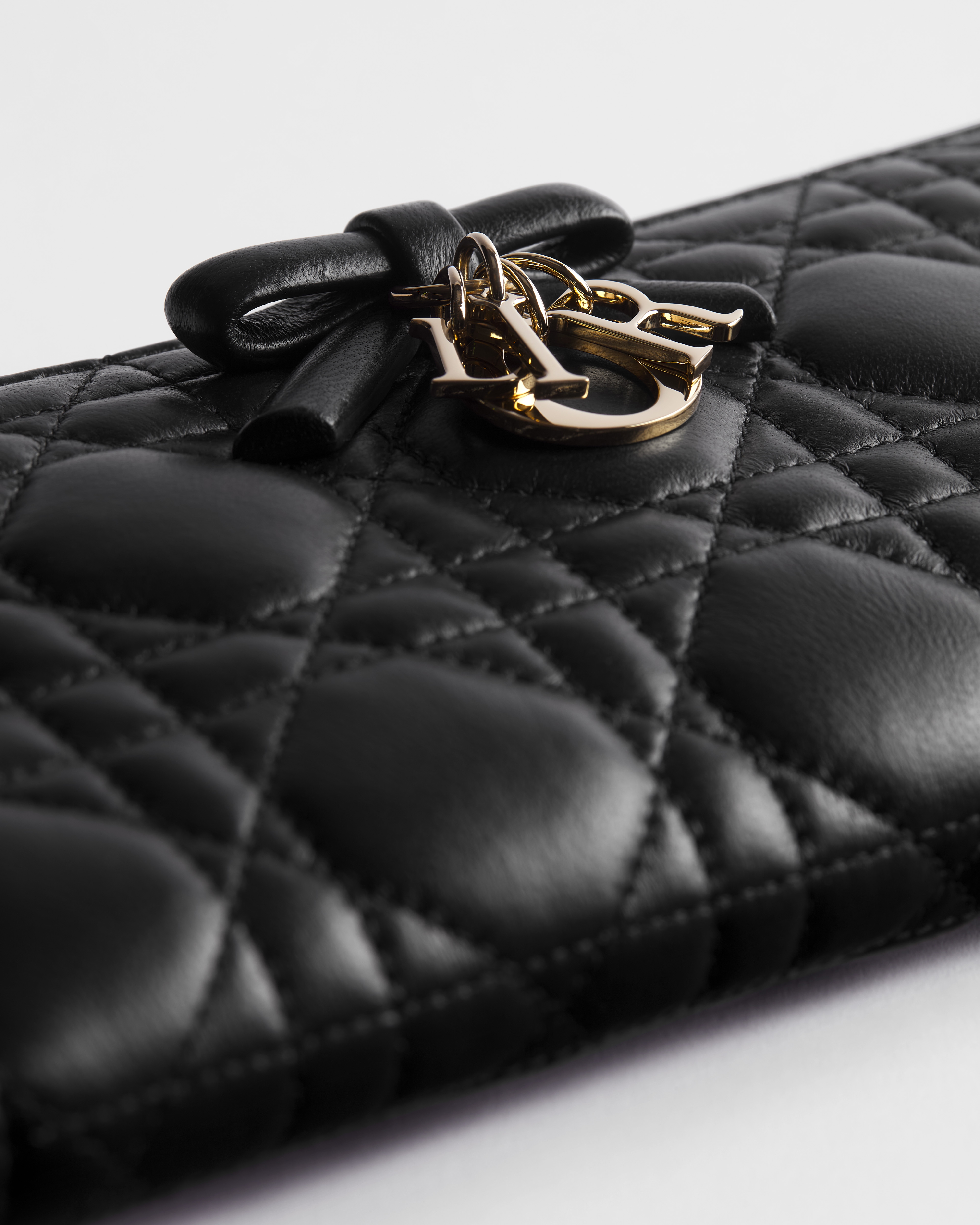 【日本限定】Lady Dior Voyageur スリムウォレット カナージュ ラムスキン E10