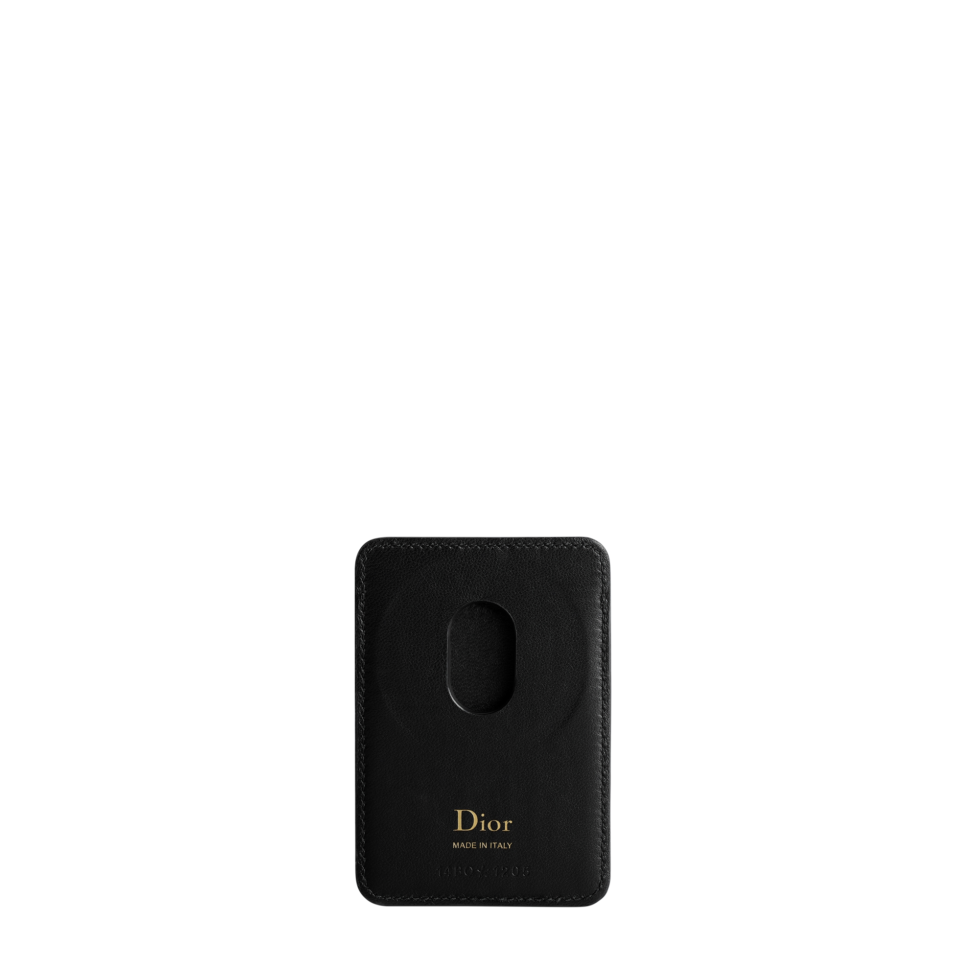 Lady Dior Magnetic Card Holder Black Cannage Lambskin E08