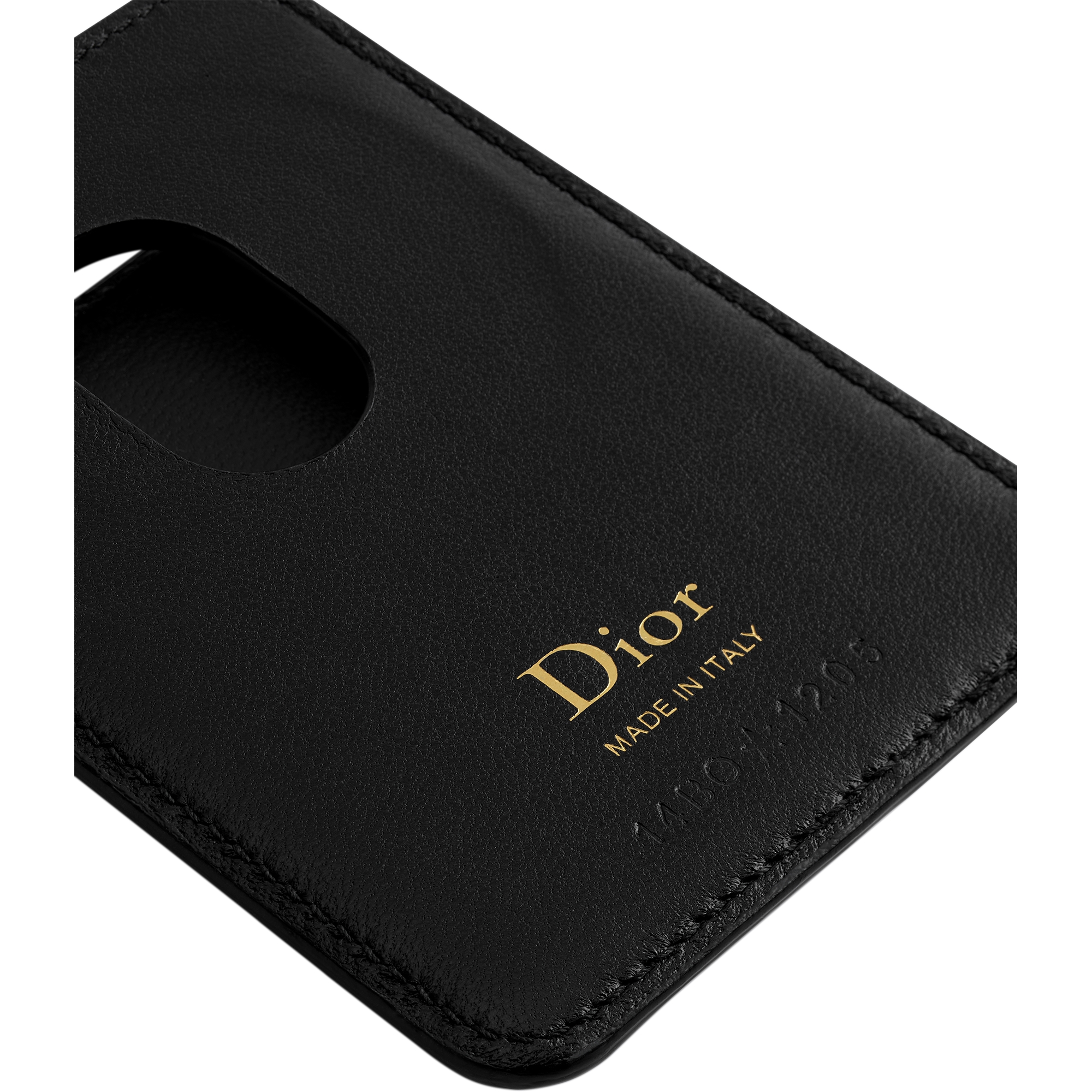 Lady Dior Magnetic Card Holder Black Cannage Lambskin E09