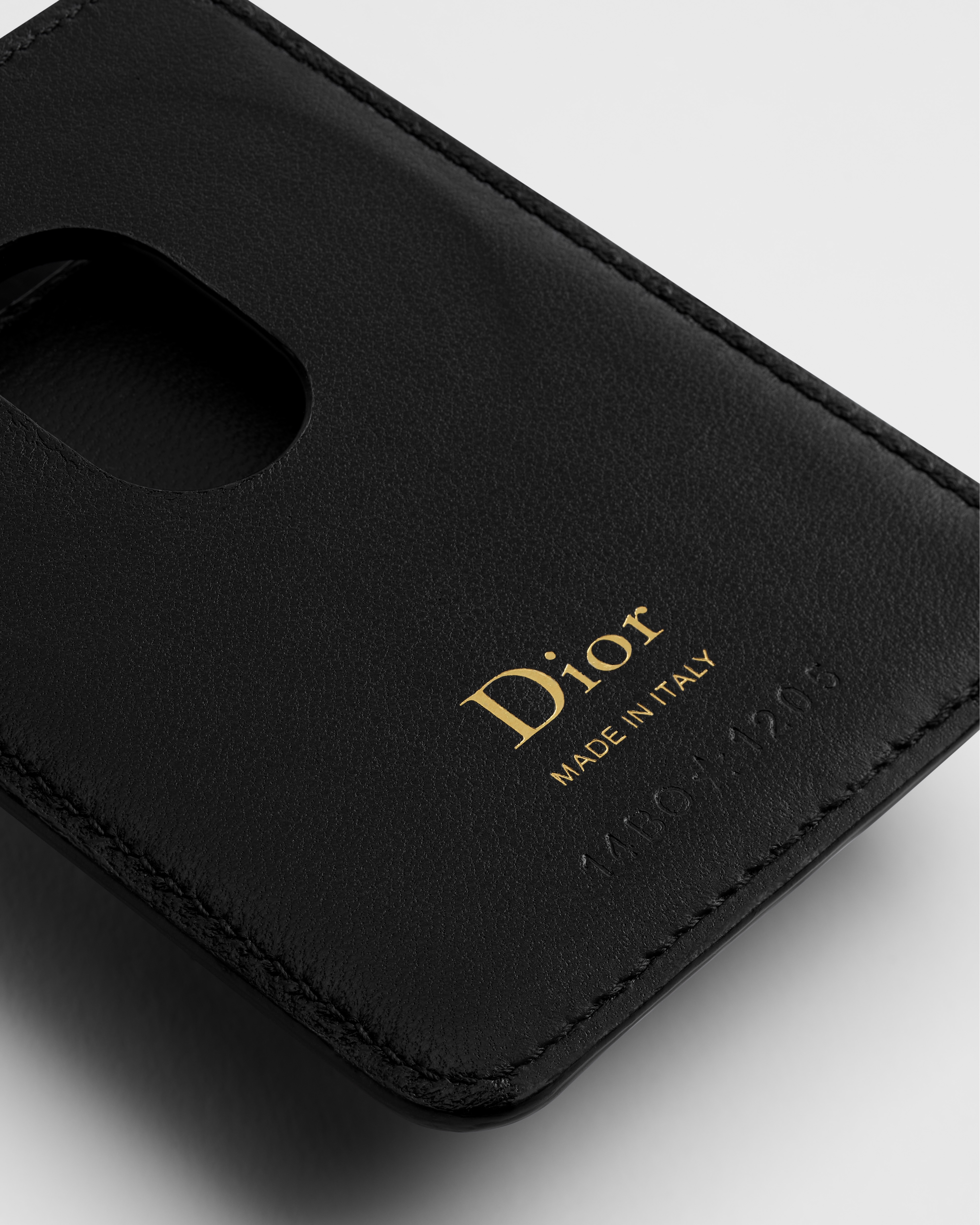 Lady Dior Magnetic Card Holder Black Cannage Lambskin E09