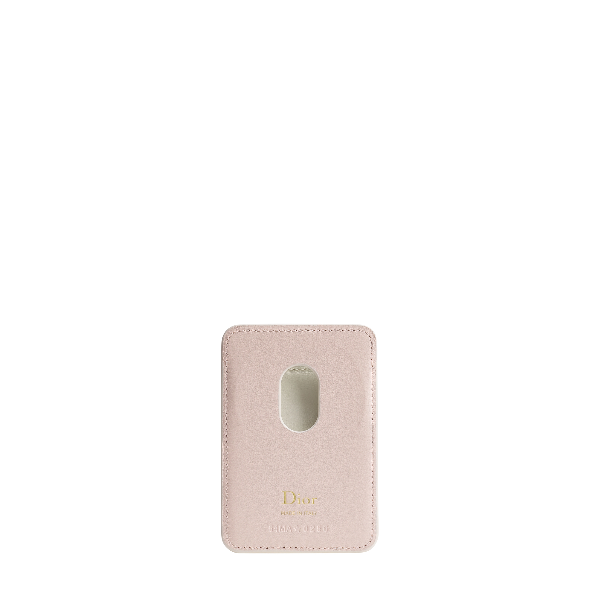 Dior Qixi Lady Dior Magnetic Card Holder Two-Tone Latte and Ballet Pink Cannage Lambskin E08
