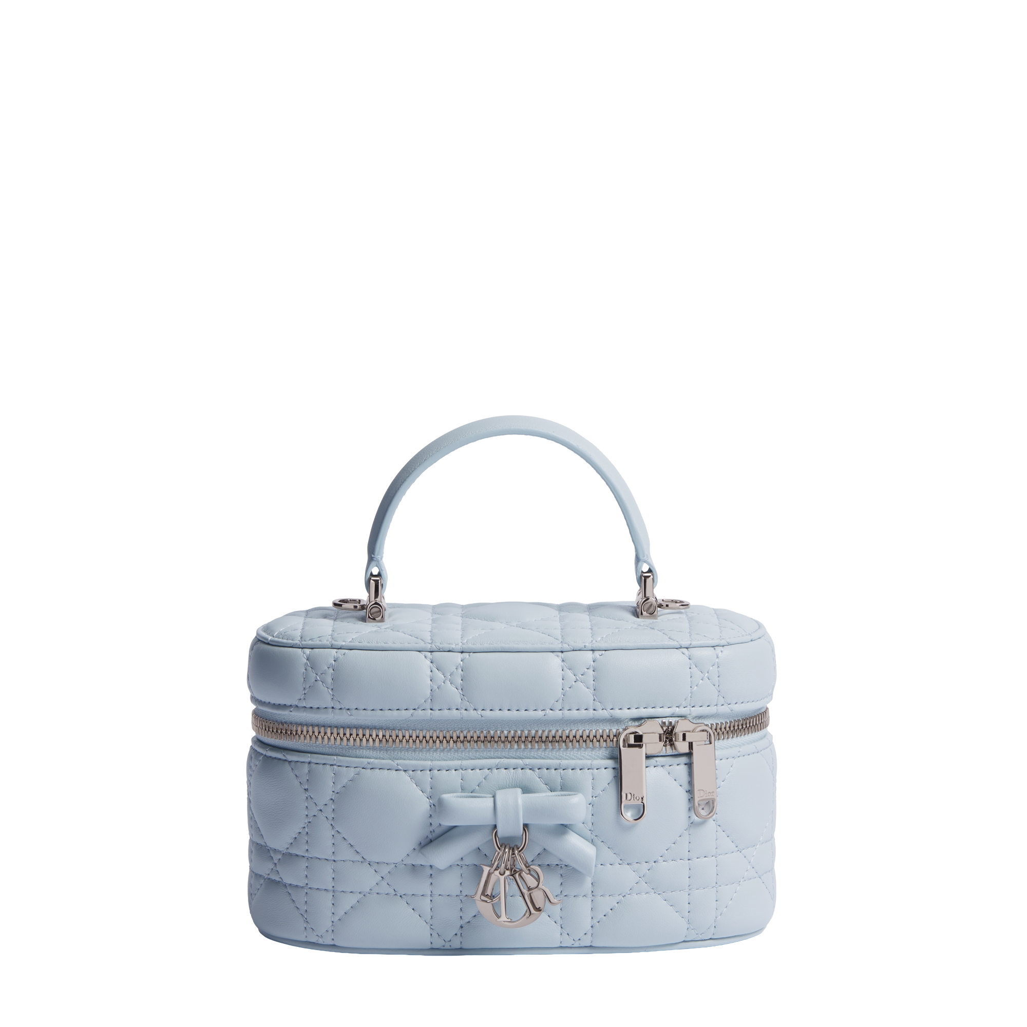 Mini Vanity Ice Blue Cannage Lambskin | DIOR