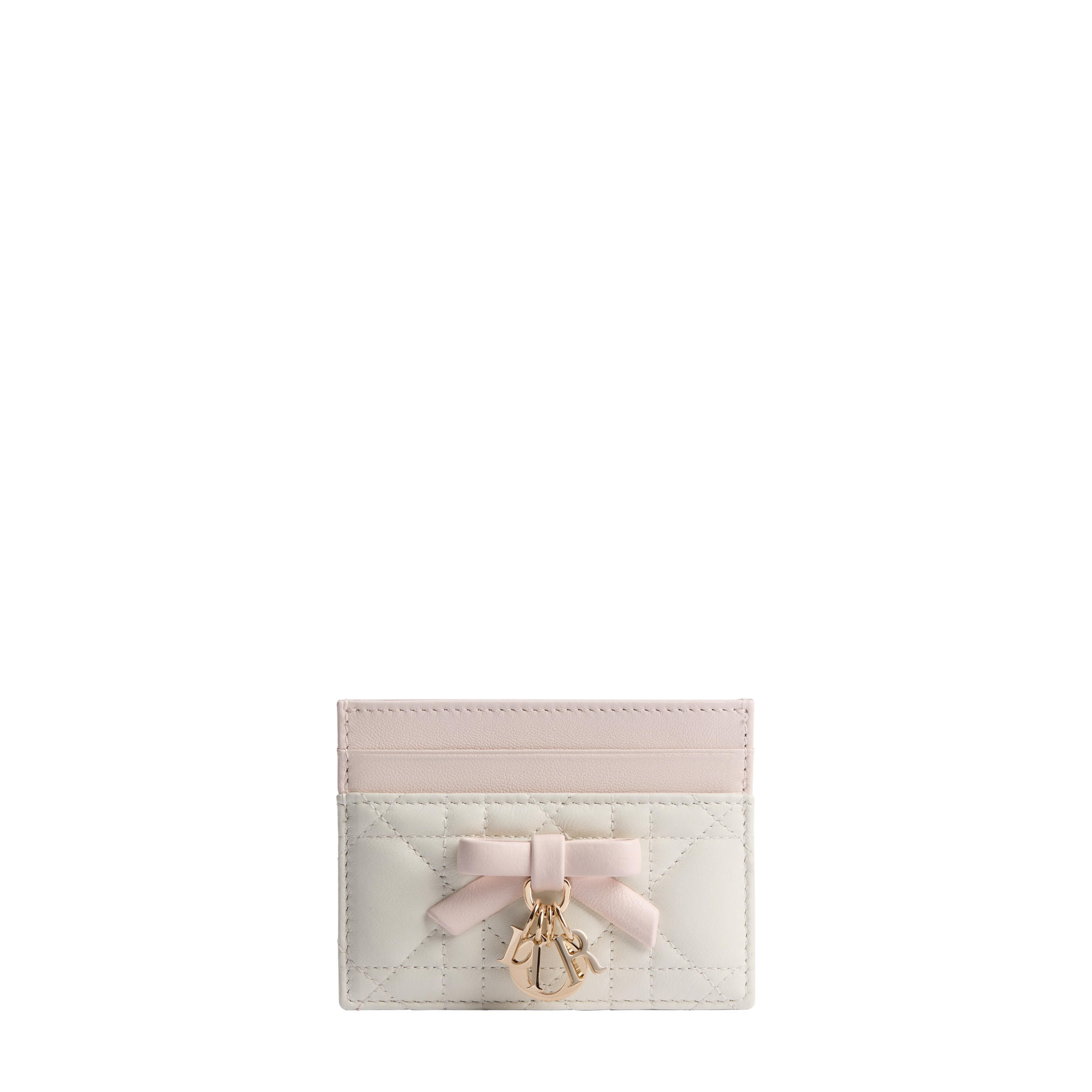  Cuir d'agneau Cannage bicolore couleur latte et rose Ballet
