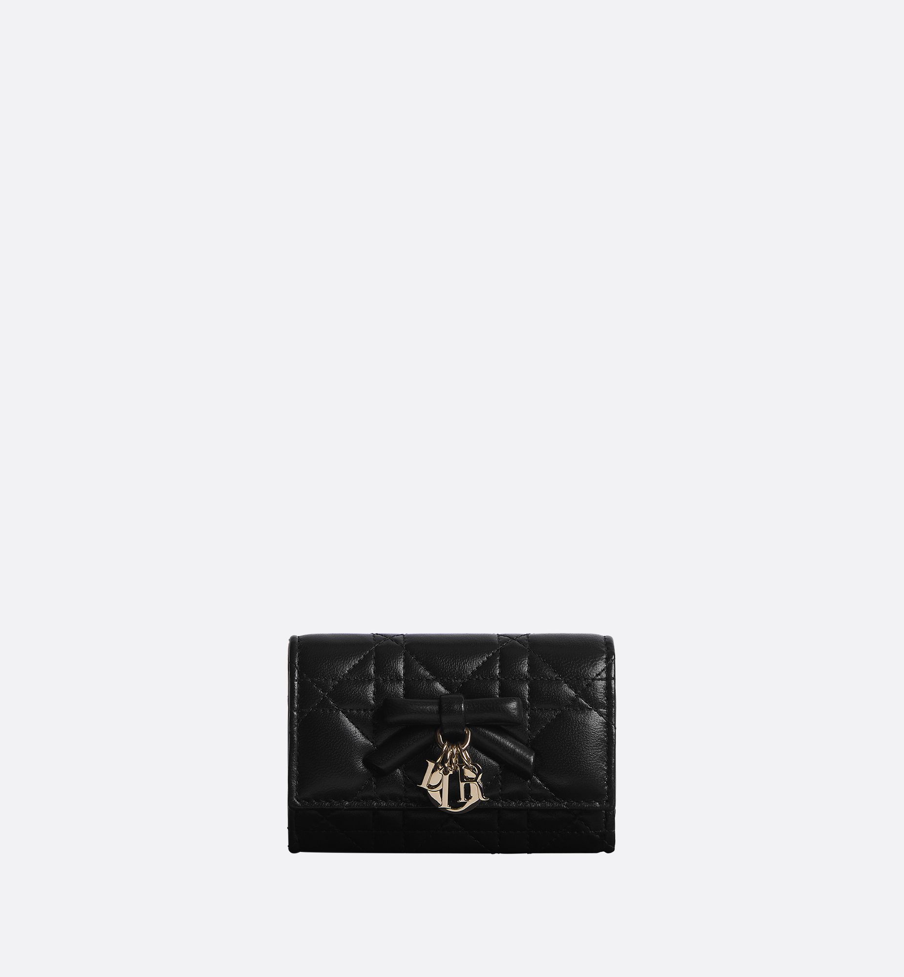 Black Cannage Lambskin