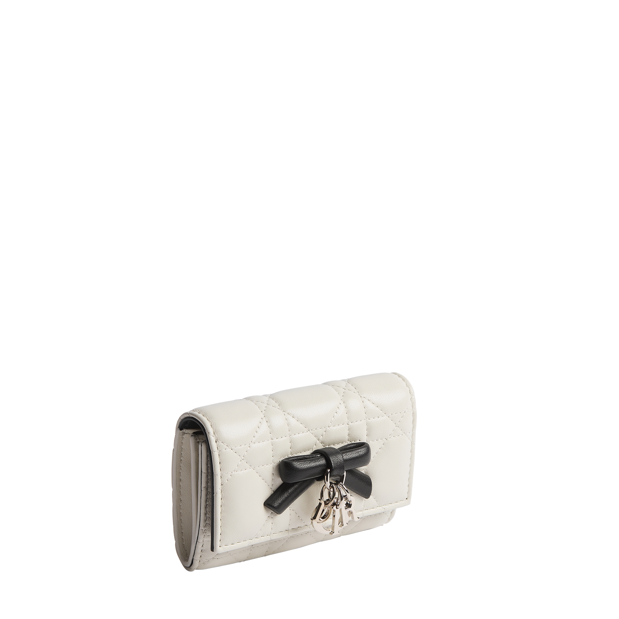 My Dior Glycine Wallet Two-Tone Latte and Black Cannage Lambskin E03