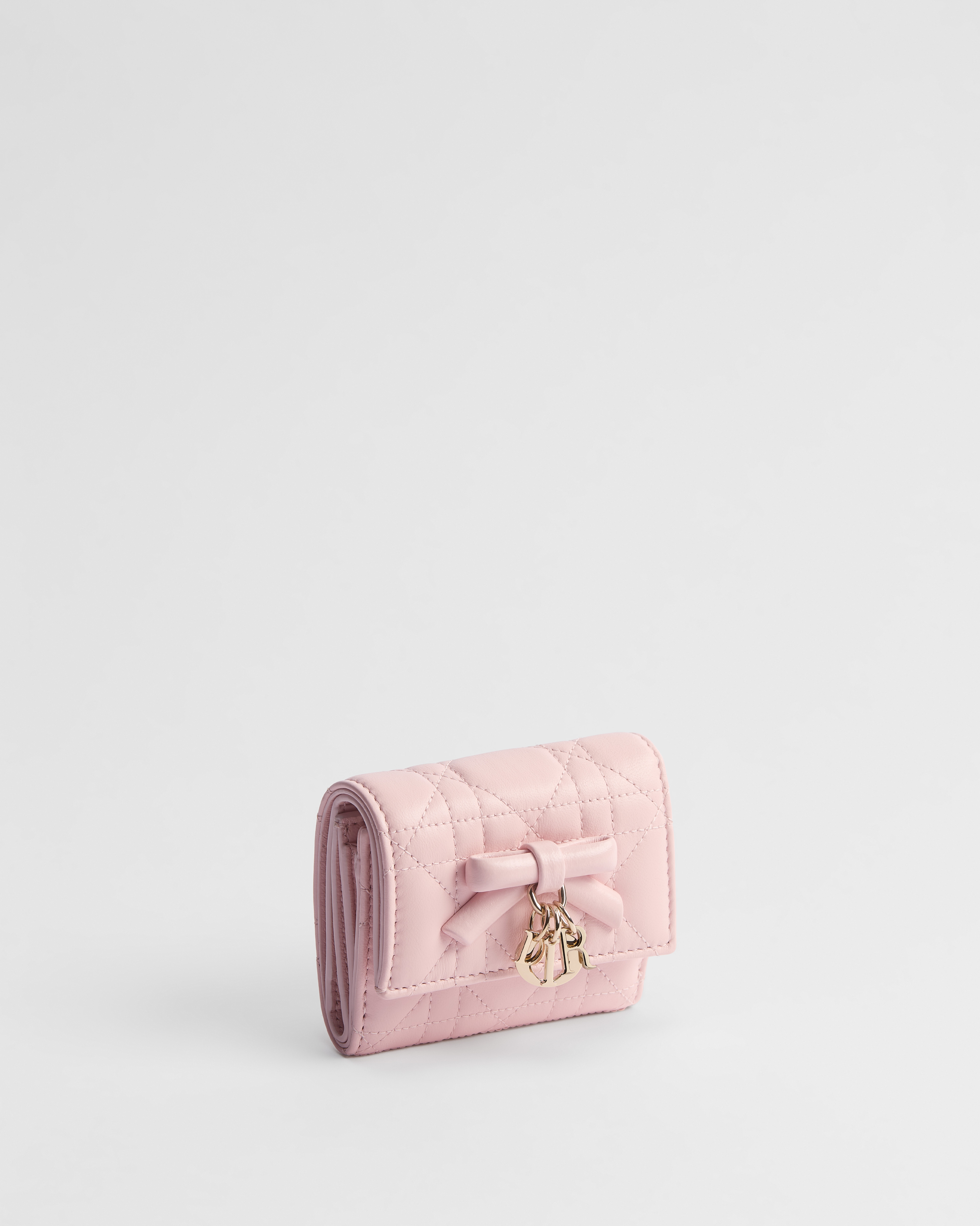 My Dior Hibiscus L형 지퍼 지갑 익스헤일 핑크 까나쥬 양가죽 E03