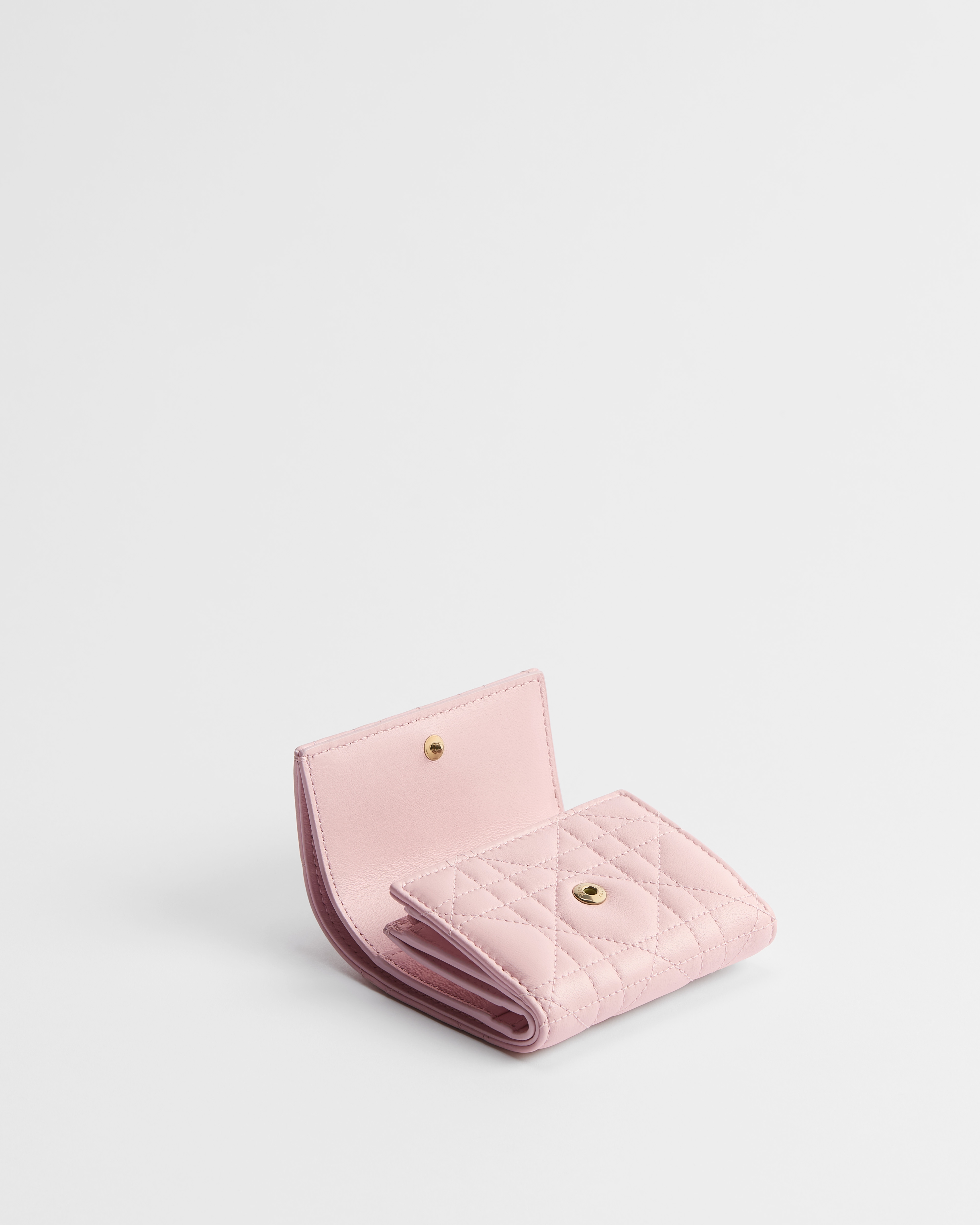 My Dior Hibiscus L형 지퍼 지갑 익스헤일 핑크 까나쥬 양가죽 E06