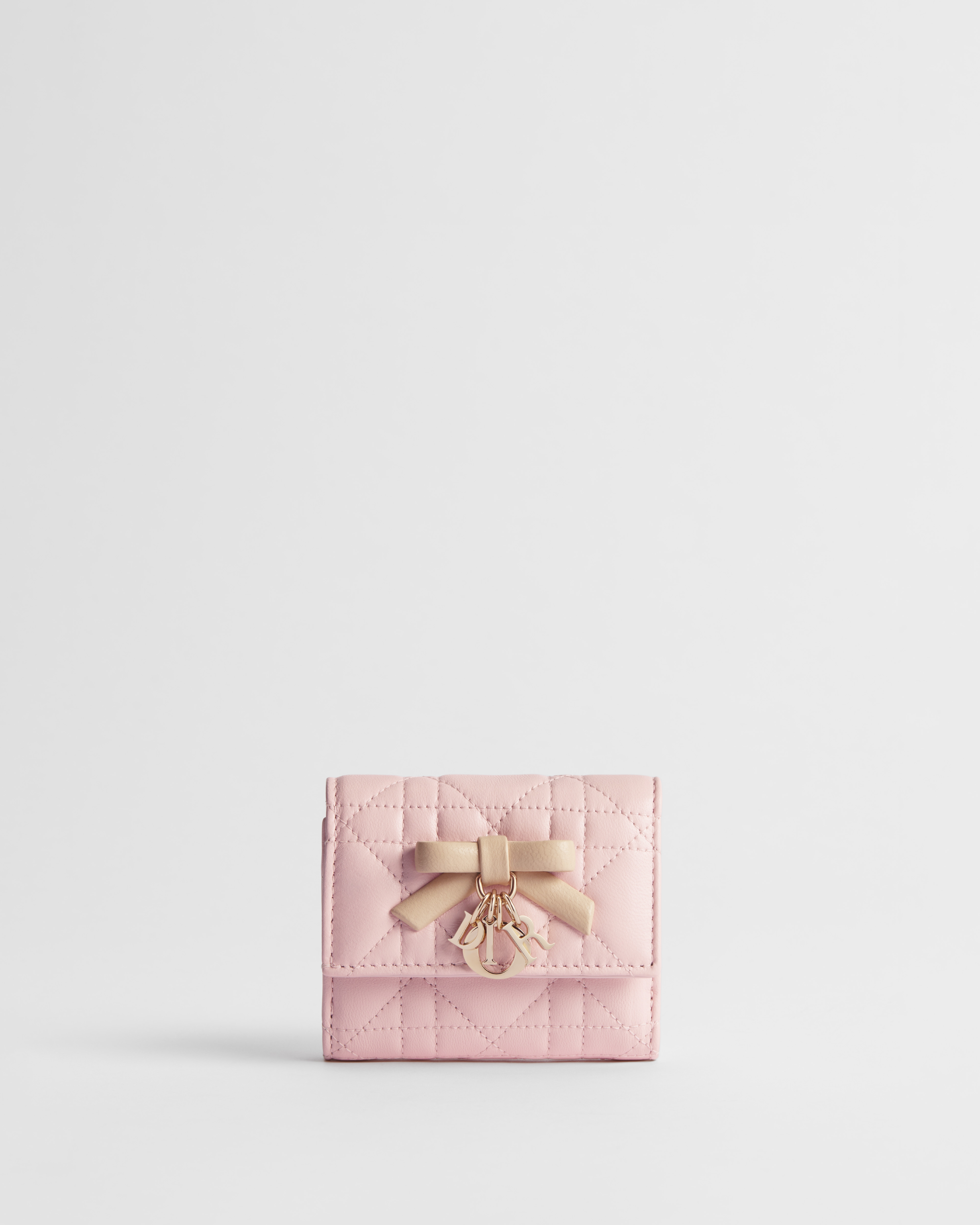 Lady Dior Hibiscus ウォレット カナージュ ラムスキン E01