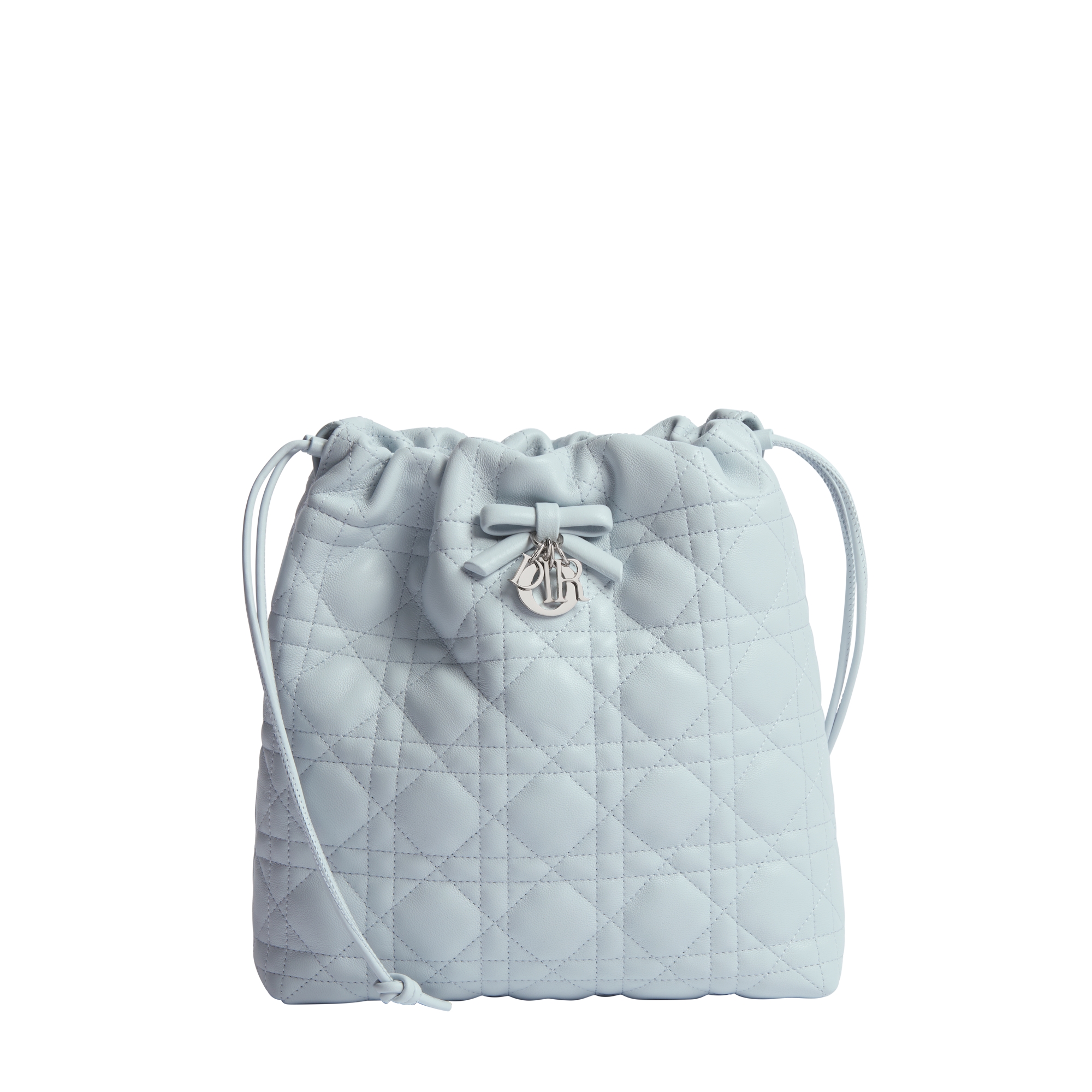  Ice Blue Cannage Lambskin