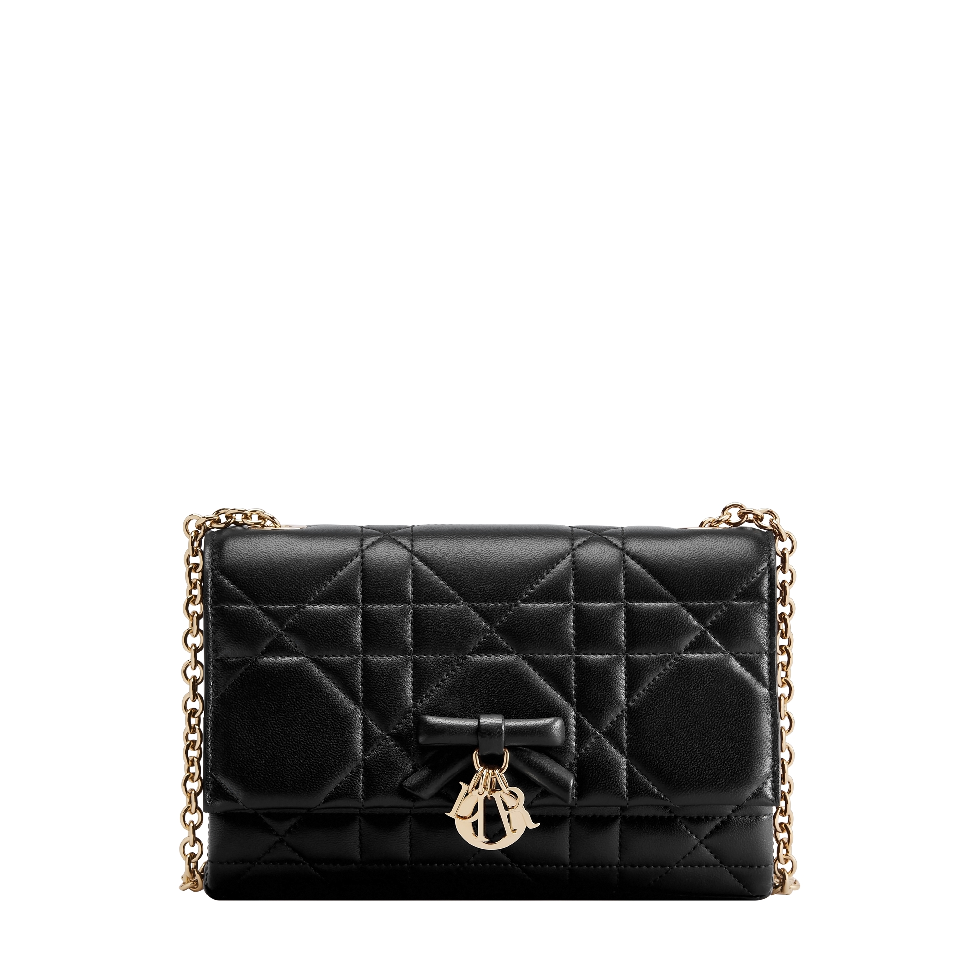 DIOR | チェーン付き ミニバッグ マクロカナージュ ラムスキン
