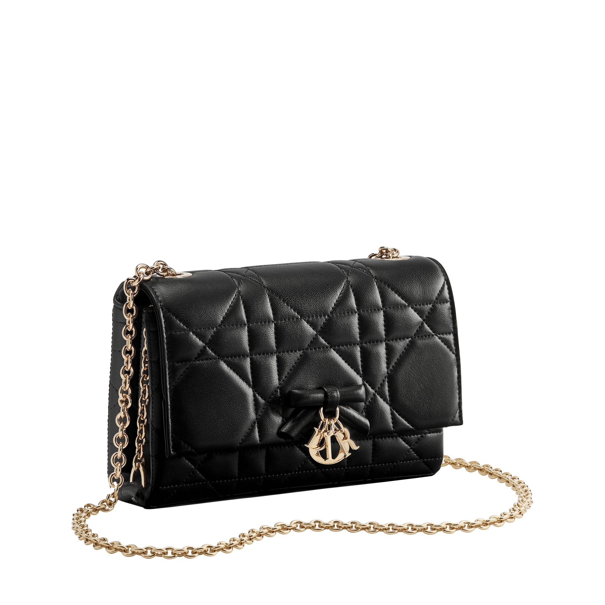 Black Macrocannage Lambskin