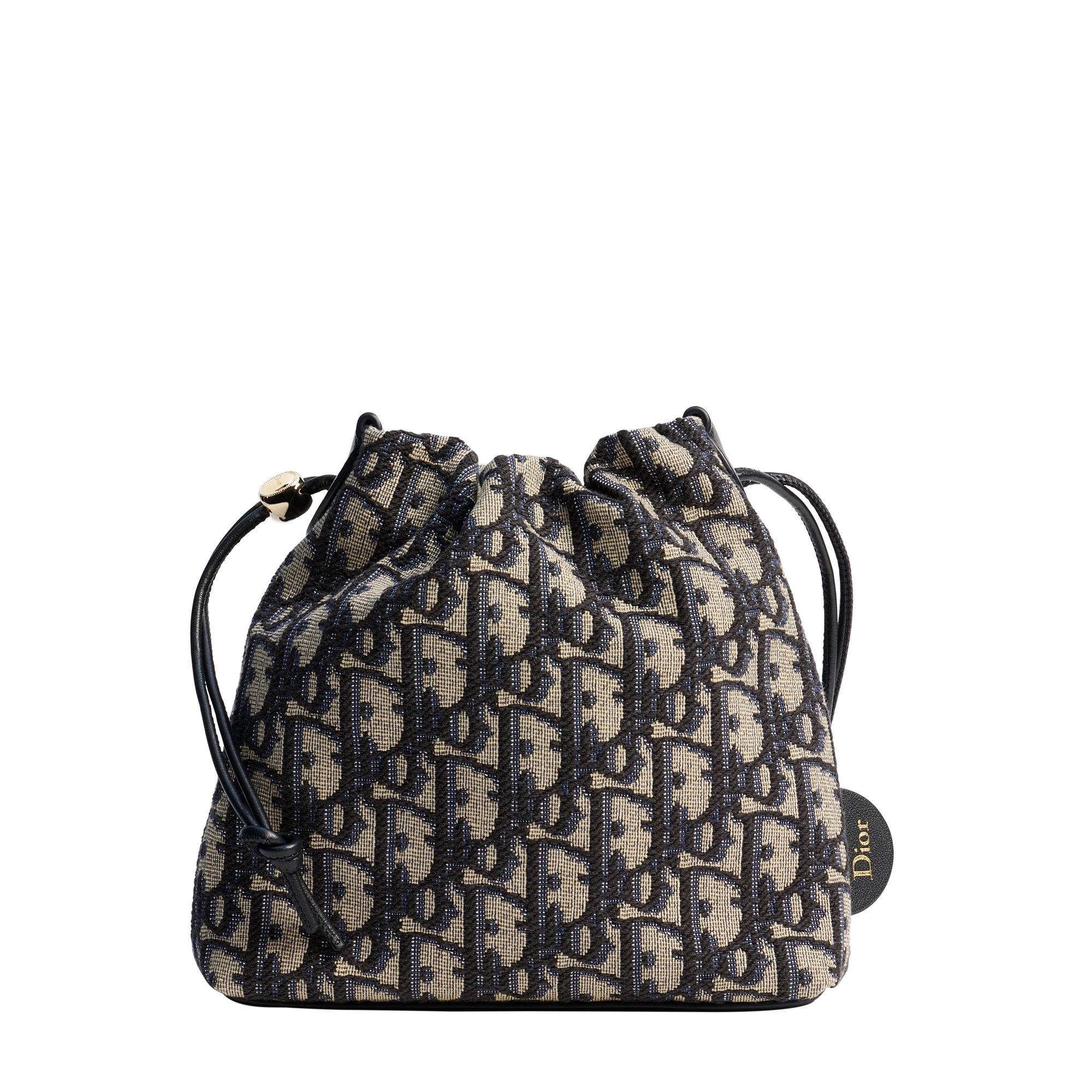 Small DiorTravel Last Minute Pouch Blue Dior Oblique Jacquard E01