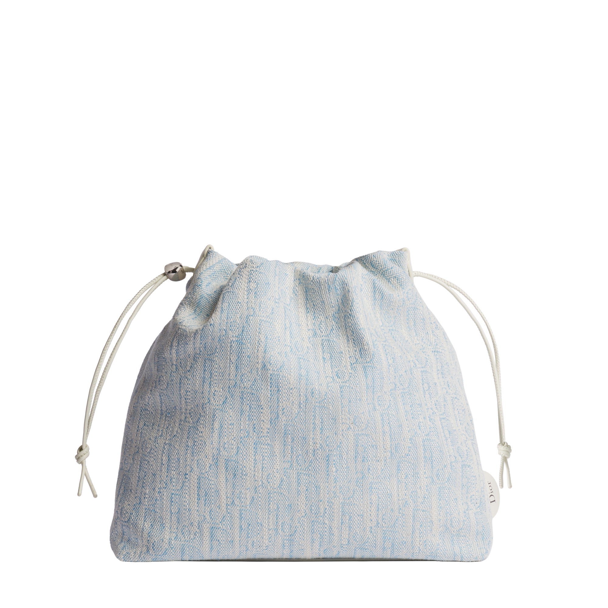 Medium DiorTravel Last Minute Pouch Céleste Blue Dior Oblique