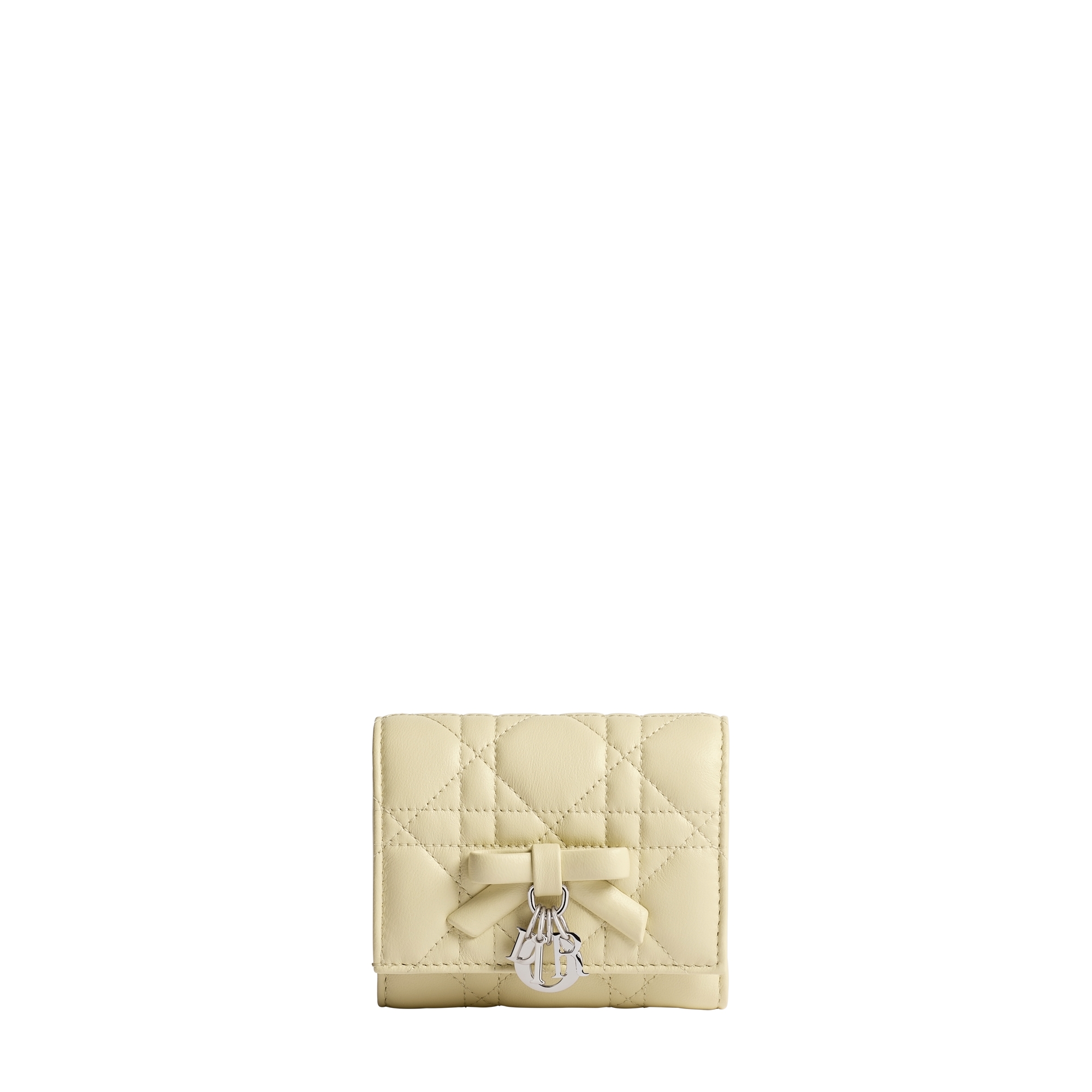 日本限定】Lady Dior Hibiscus ウォレット カナージュ ラムスキン