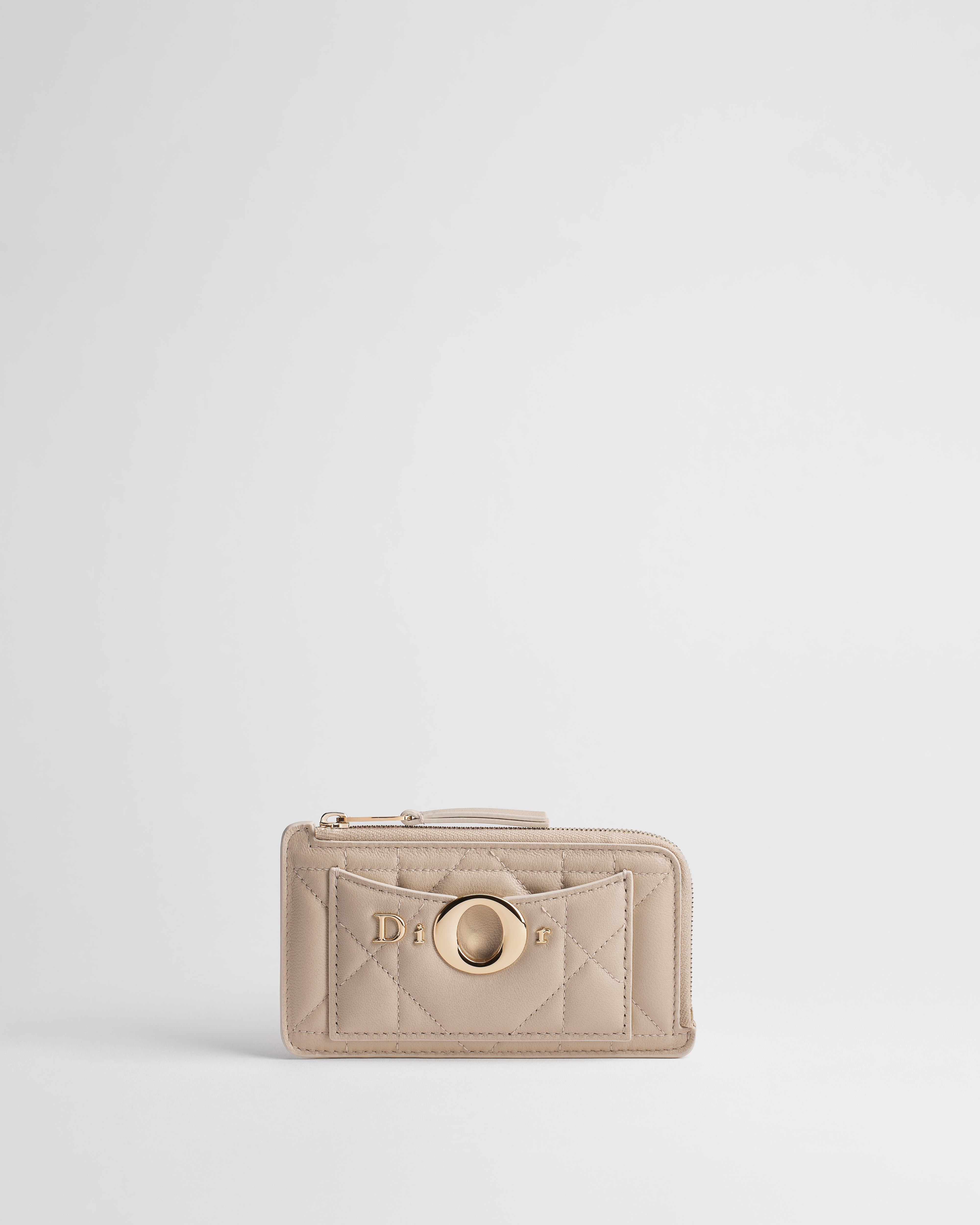 Dior Milly-La-Forêt Cosmos ジップ カードホルダー マクロカナージュ ラムスキン E01