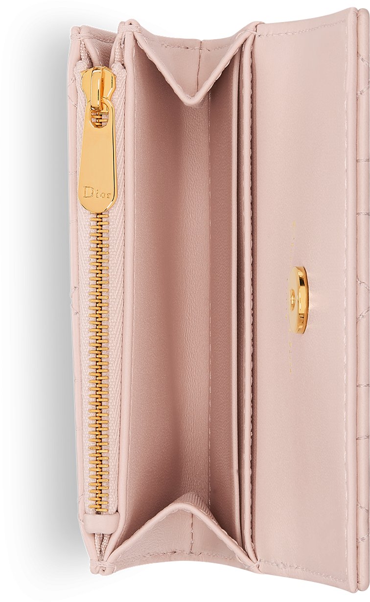 Dior Jolie Glycine Wallet Top shot view