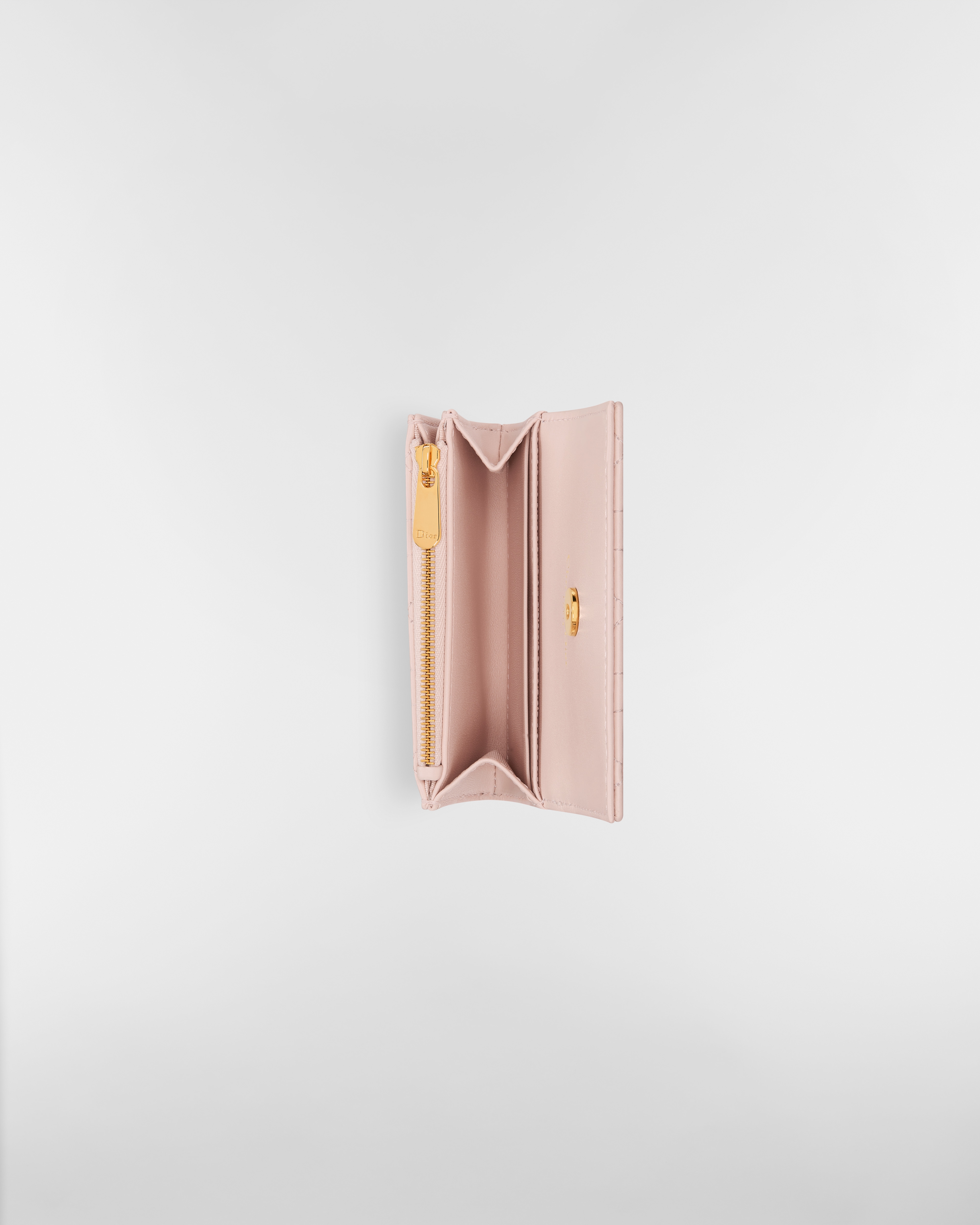 Dior Jolie Glycine Wallet Powder Pink Cannage Lambskin E06