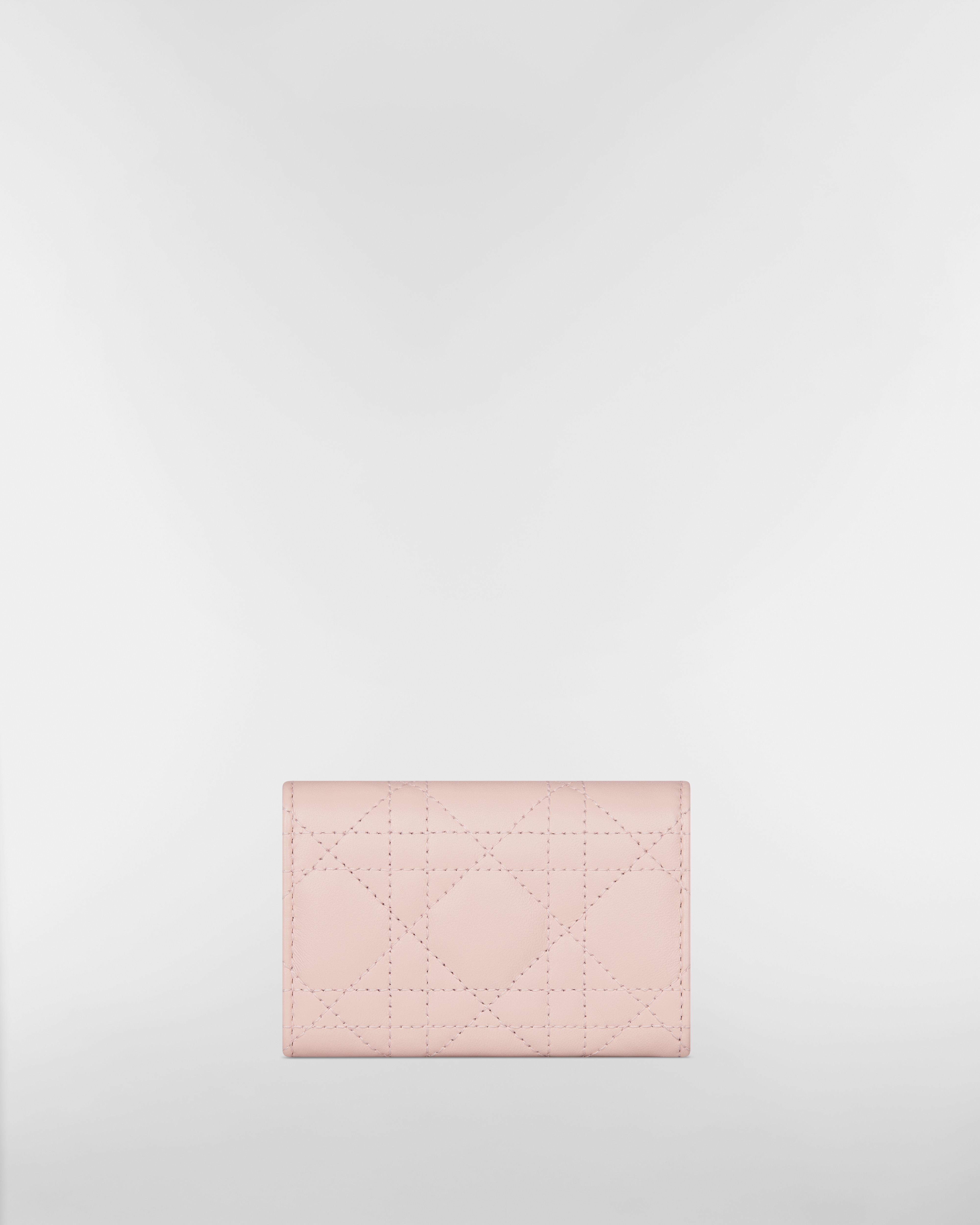 Dior Jolie Glycine Wallet Powder Pink Cannage Lambskin E08