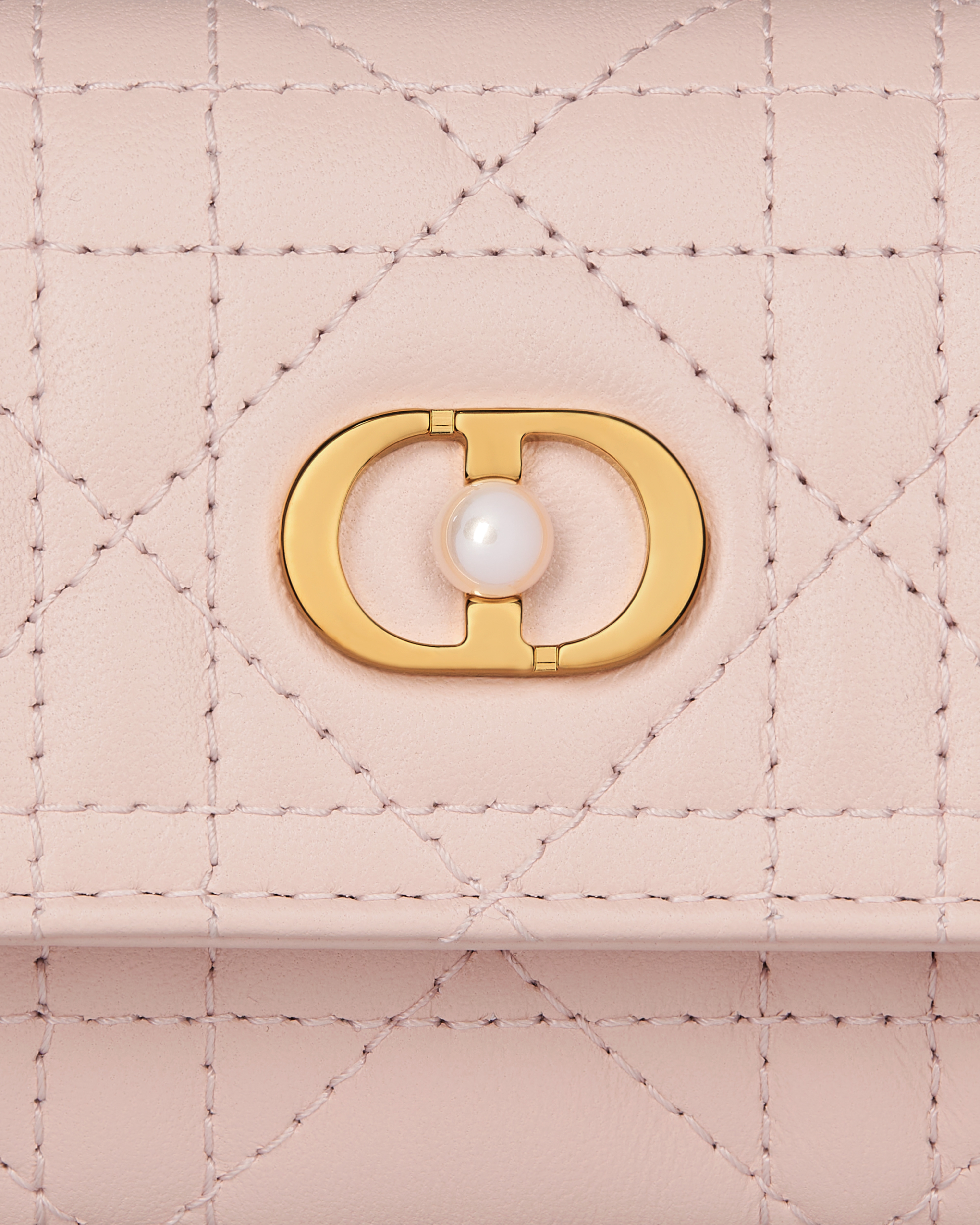 Dior Jolie Glycine Wallet Powder Pink Cannage Lambskin E09