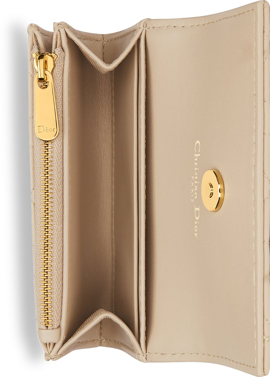 Dior Jolie Glycine Wallet Top shot view