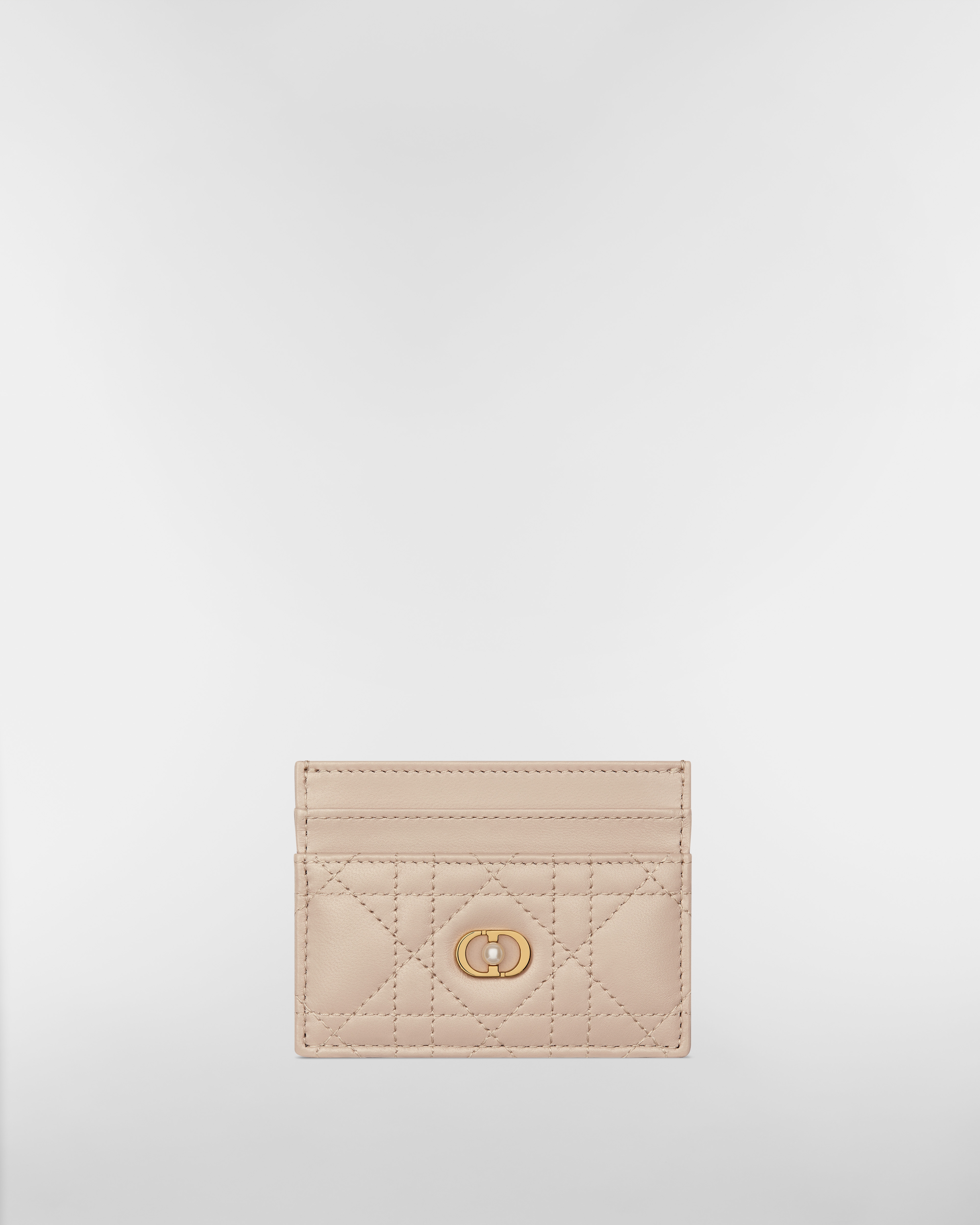 Dior Jolie Freesia 카드 지갑 파우더 베이지 까나쥬 양가죽 E01