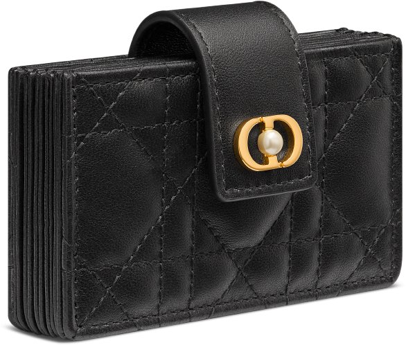 Dior cannage card holder new arrivals
