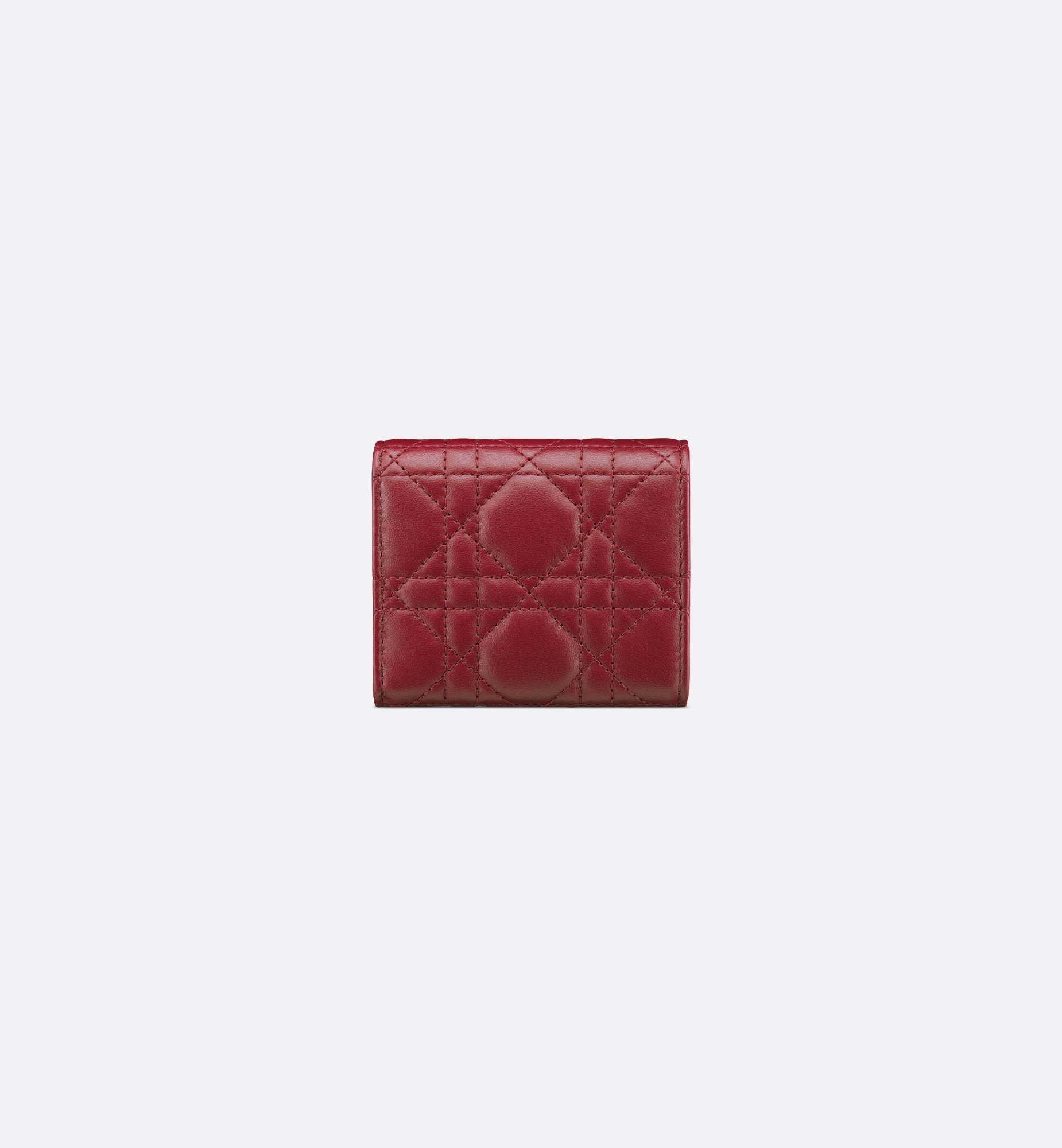 Dior Jolie Hibiscus Wallet Cherry Red Cannage Lambskin | DIOR Dior Jolie Hibiscus Wallet Cherry Red Cannage Lambskin | DIOR