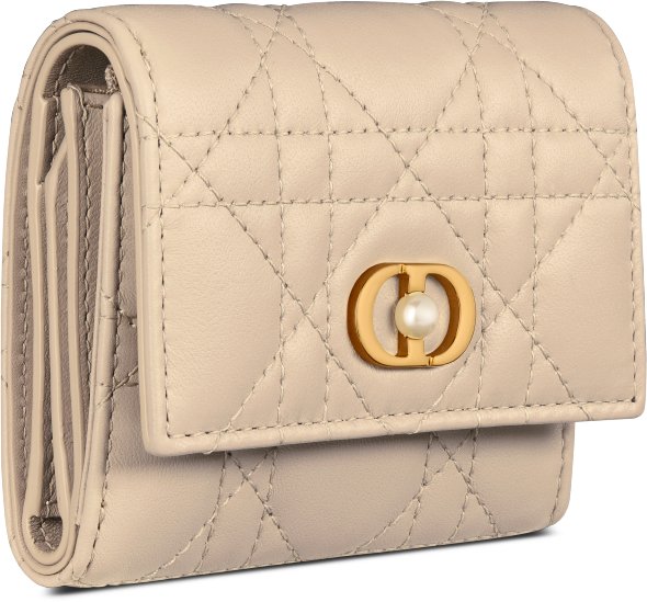 DIOR | 【日本限定】Dior Jolie Hibiscus ウォレット カナージュ ラムスキン