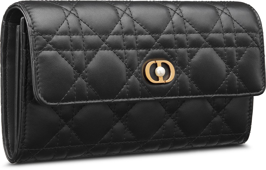 Dior Jolie Orchid 長型銀包 aria_threeQuarterClosedView