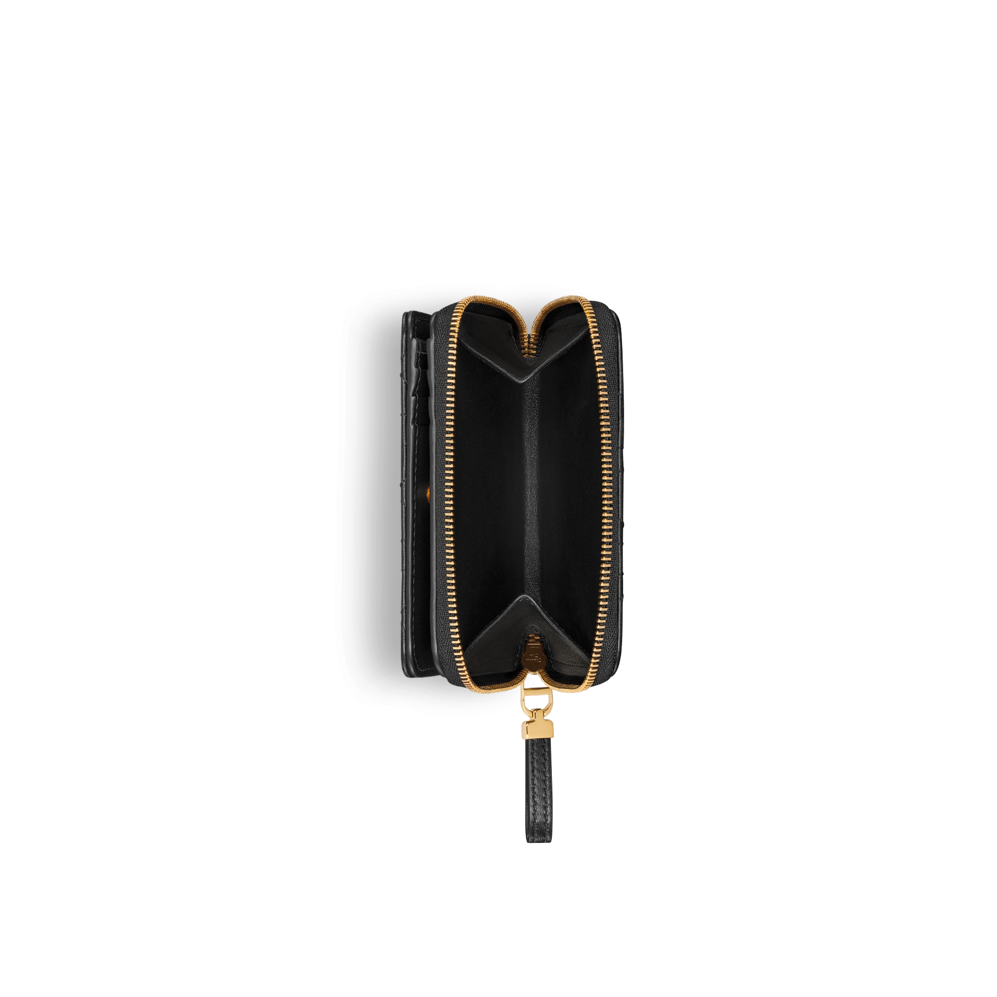 Dior Jolie Scarlet Wallet Black Cannage Lambskin E06